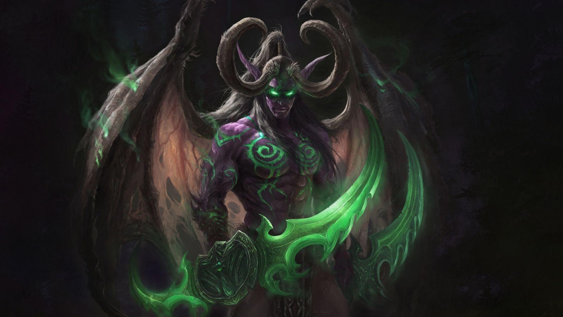 1920x1080 Desktop wallpaper night elves, world of warcraft, art, HD image, picture, background, 76eacc