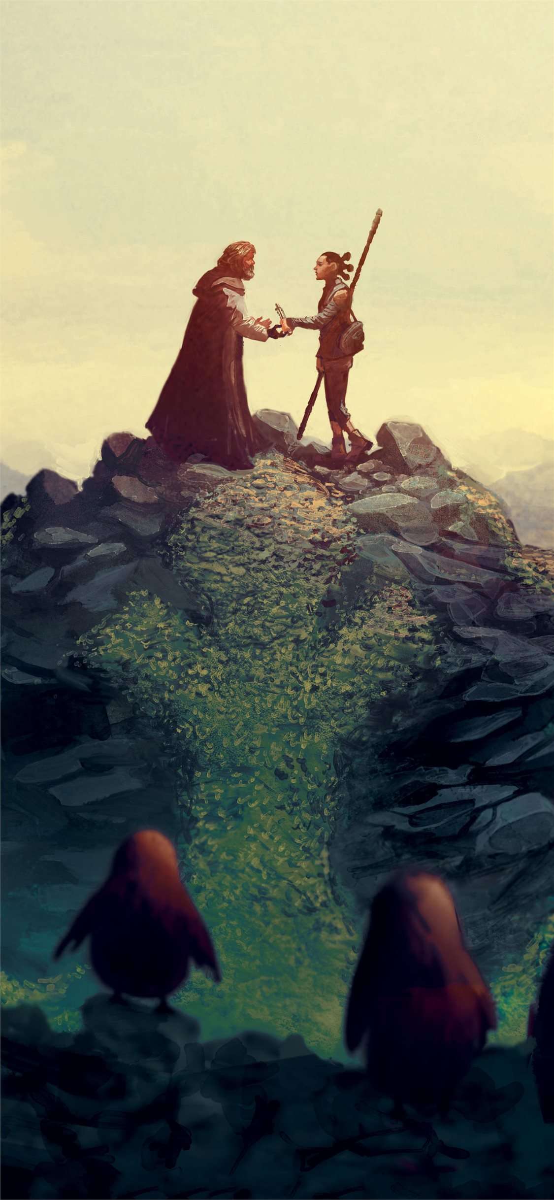 1125x2436 Star Wars Fan Art iPhone Wallpaper