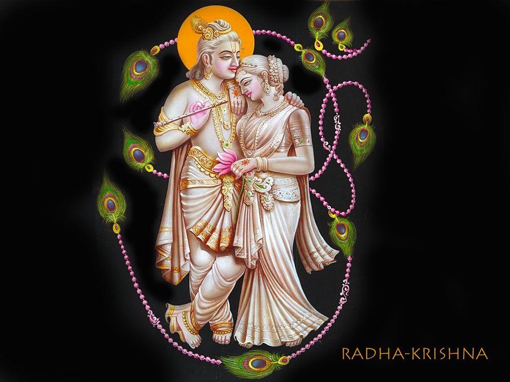 1024x768 Shri Radha Krishna Hindu God Hình nền miễn phí - Lord Radha Krishna - 1024x768 Hình nền