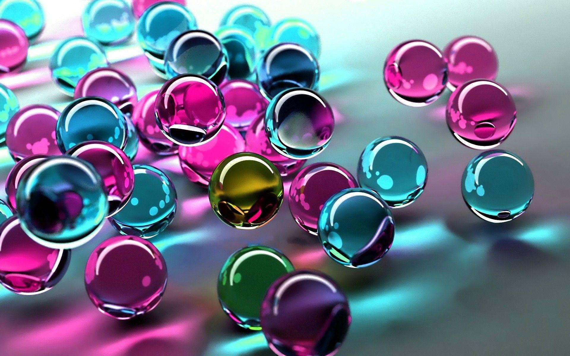 1920x1200 Many Marbles Colorful Wallpaper For Android Wallpaper Resolution Cool Abstract Background