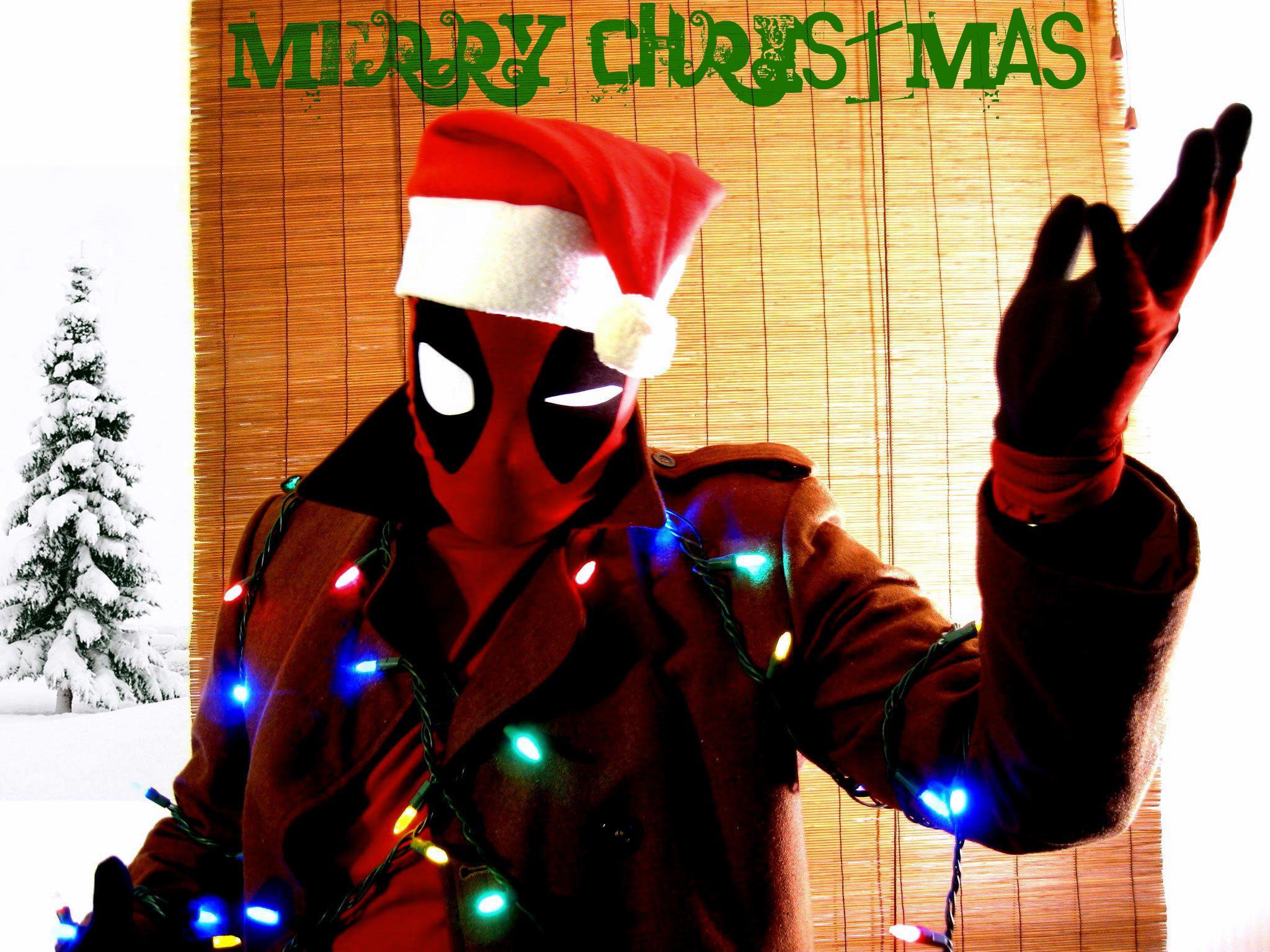 Deadpool Christmas Wallpapers Top Free Deadpool Christmas Backgrounds