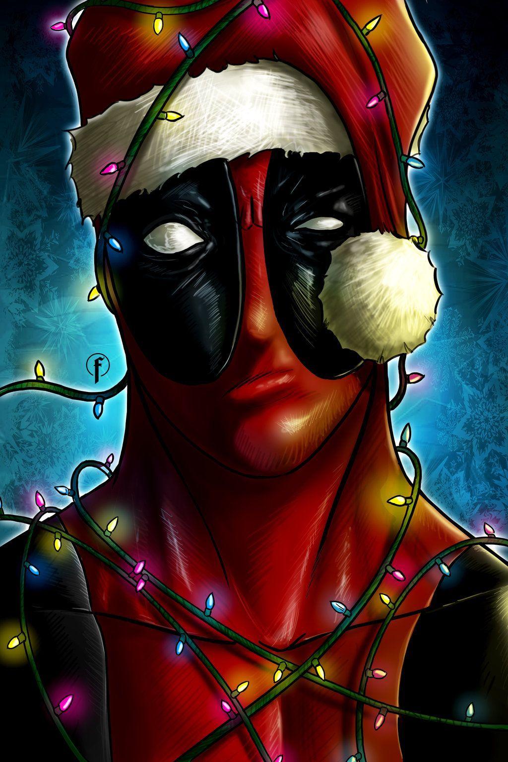 Deadpool Christmas Wallpapers Top Free Deadpool Christmas Backgrounds