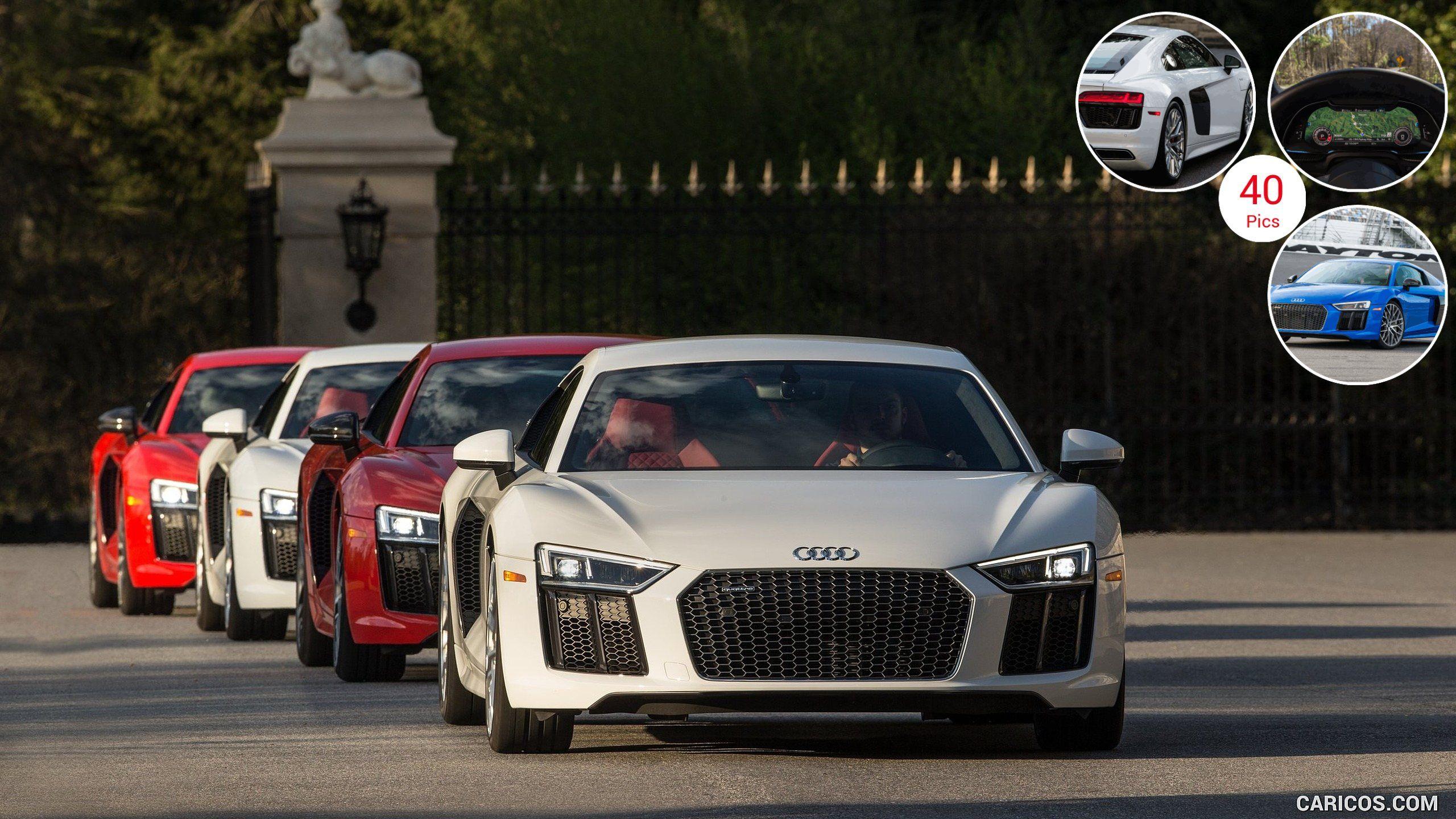 2560x1440 Audi R8 V10 Lineup. HD Wallpaper