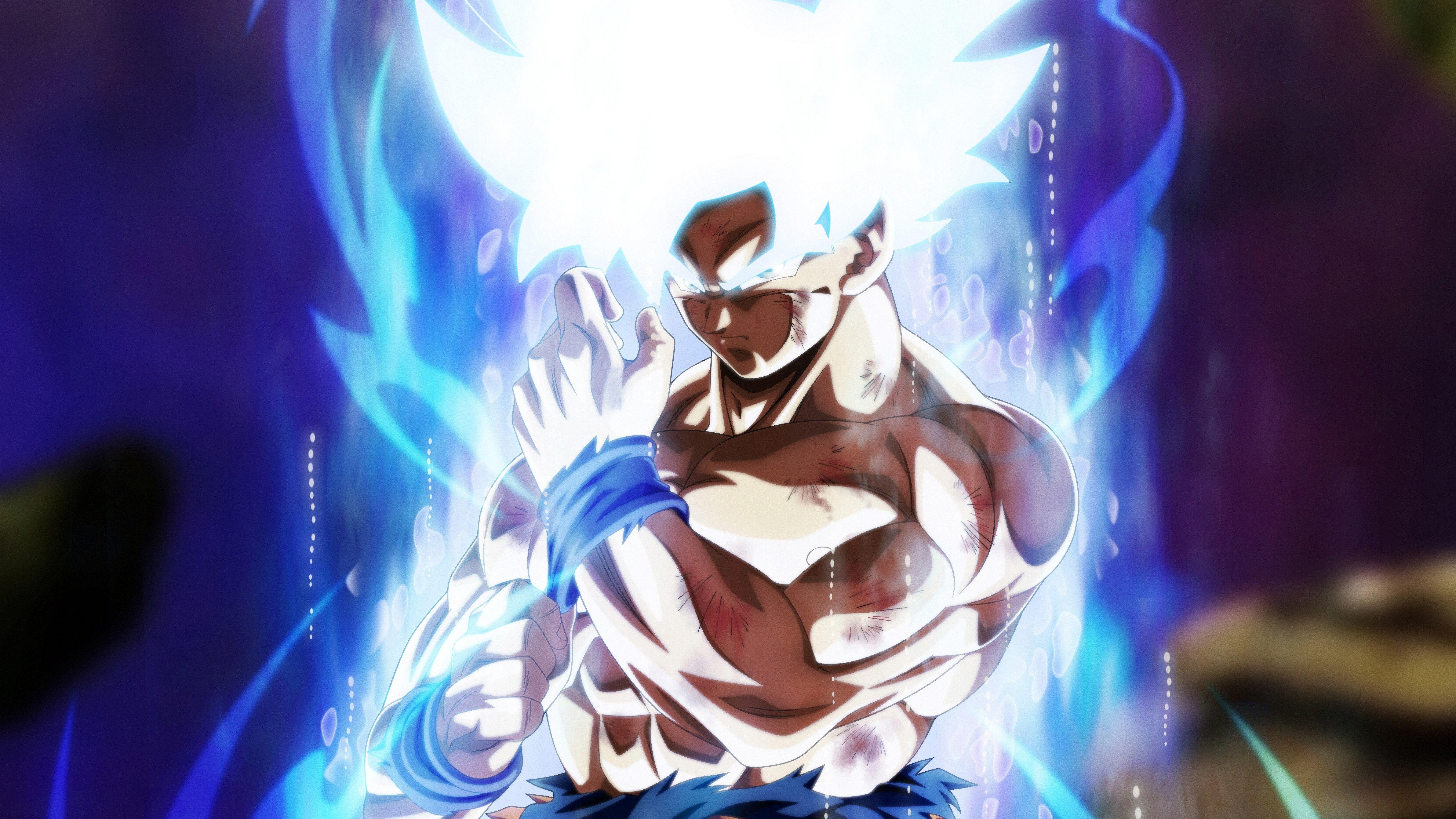 7680x4320 Complete Ultra Instinct Goku Wallpaper