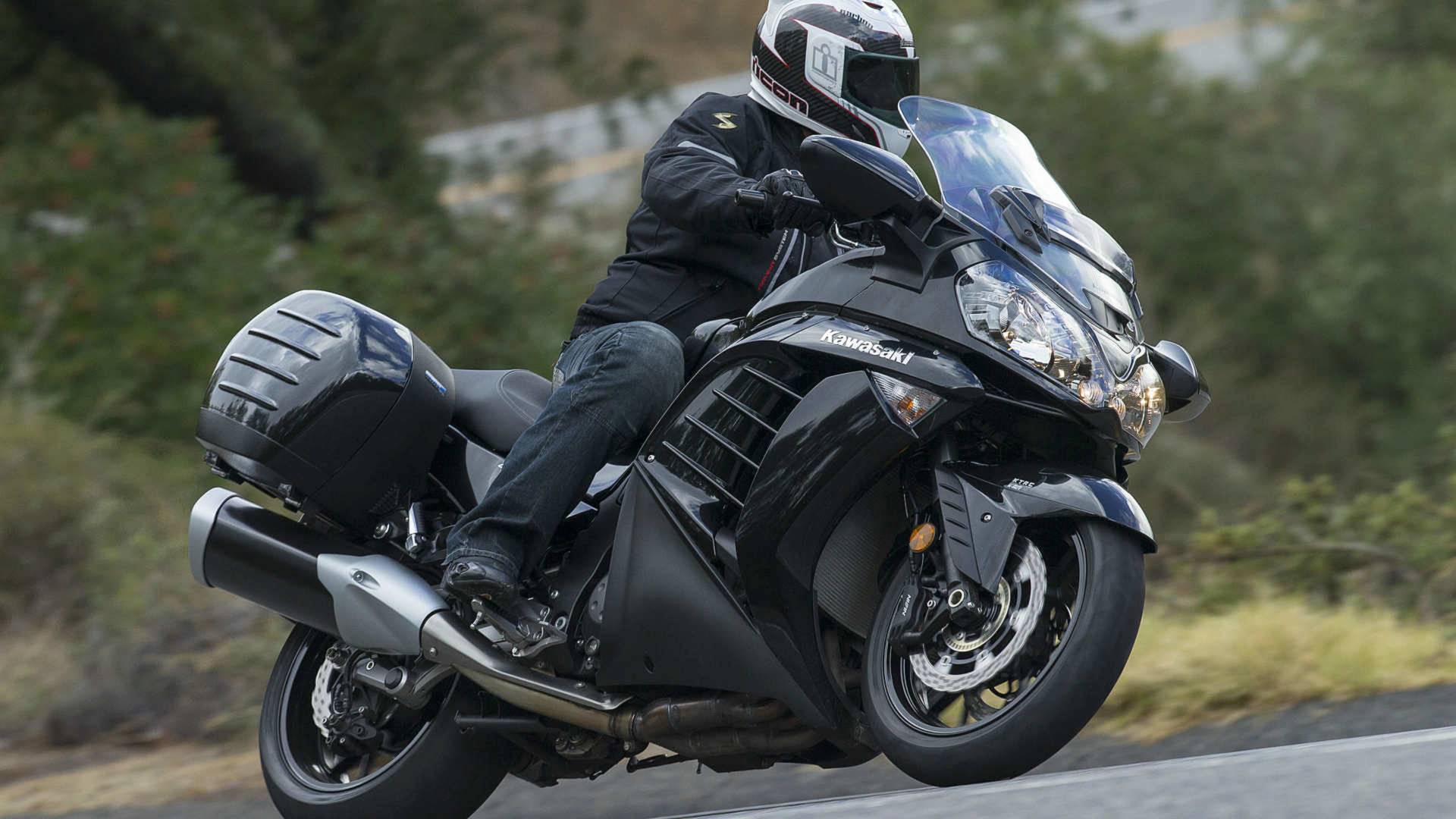 1920x1080 We Review a Cop Bike Sort of. The 2015 Kawasaki Concours 14 Review. RideApart.com Photo