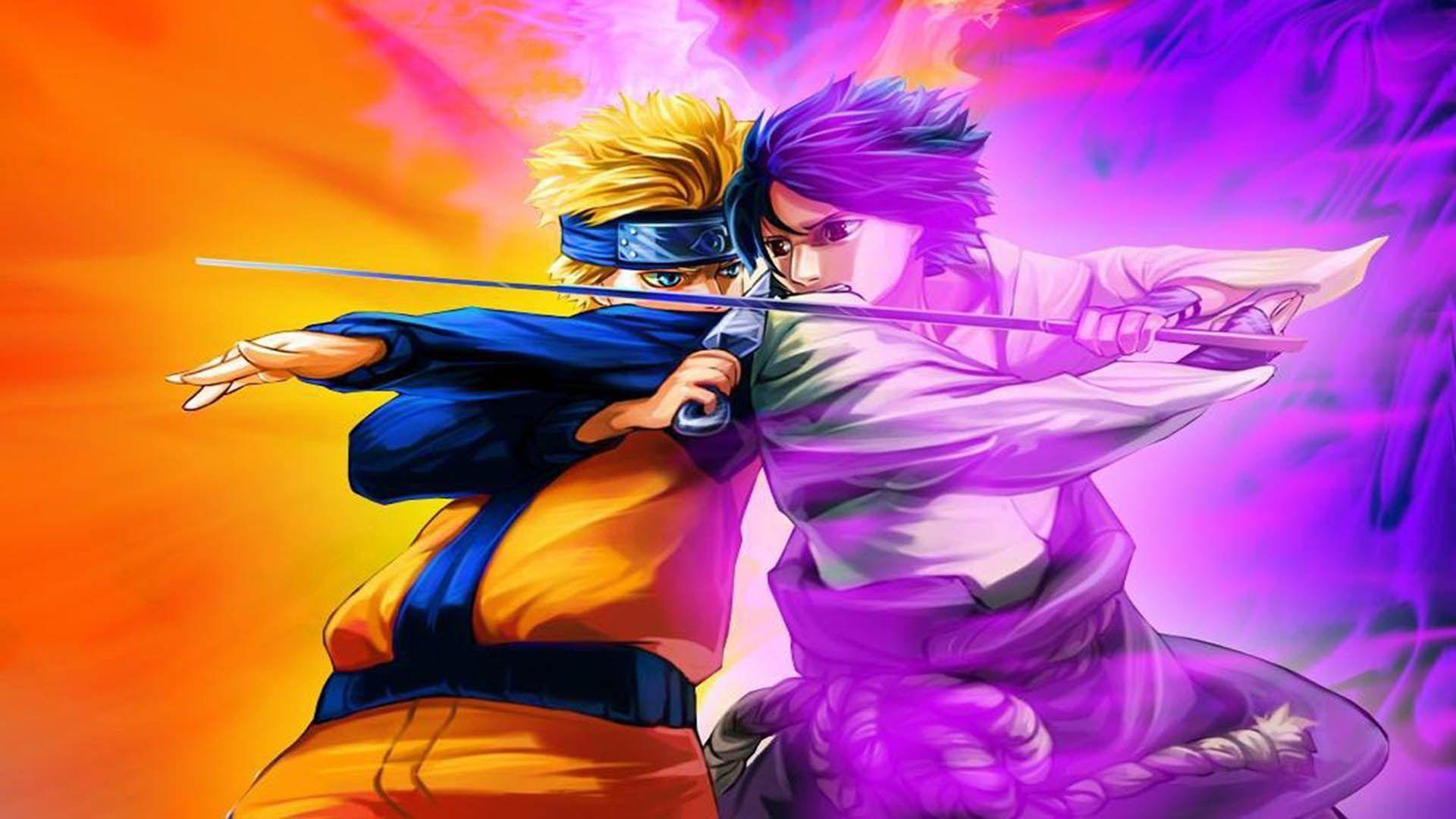 1920x1080 Wallpaper HD Naruto Vs Sasuke