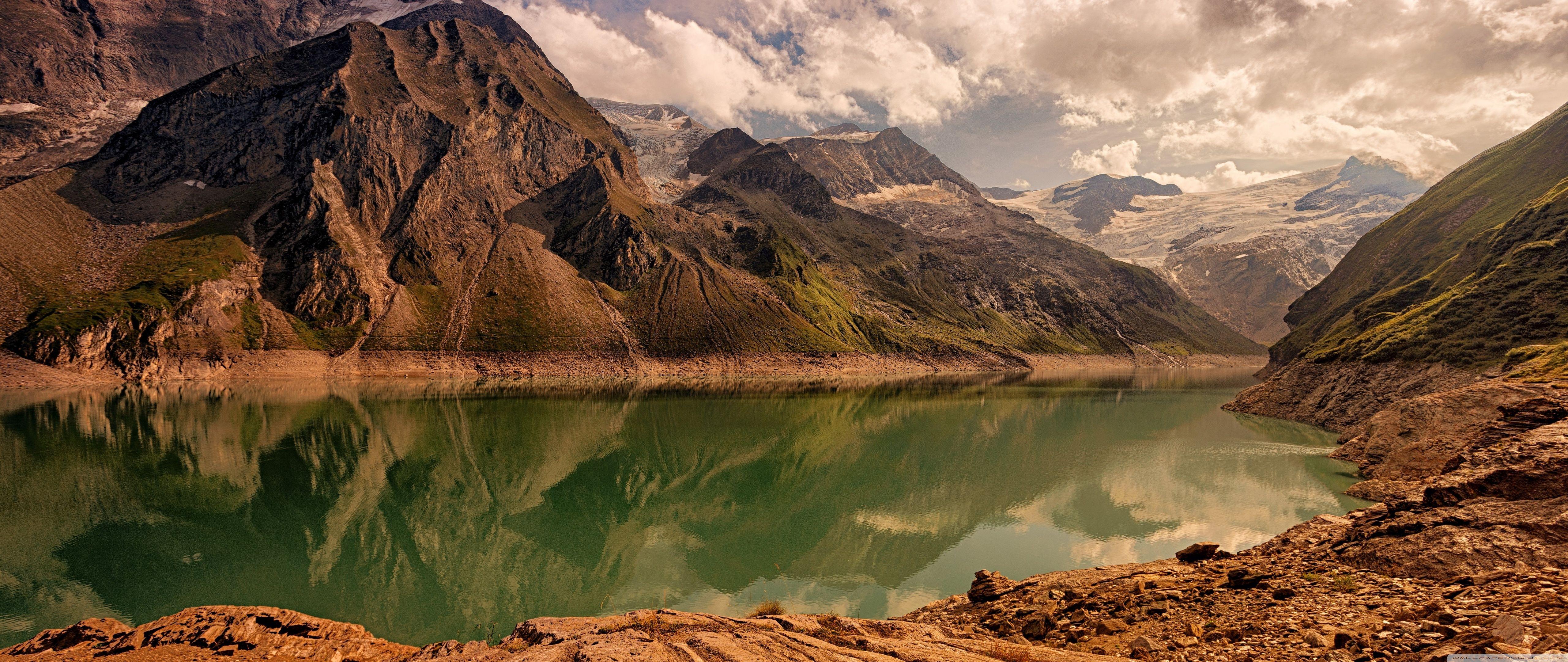 5120x2160 Bavarian Alps Mountains, Lake, Berchtesgaden, Germany Ultra HD Desktop Background Wallpaper for : Multi Display, Dual Monitor : Tablet