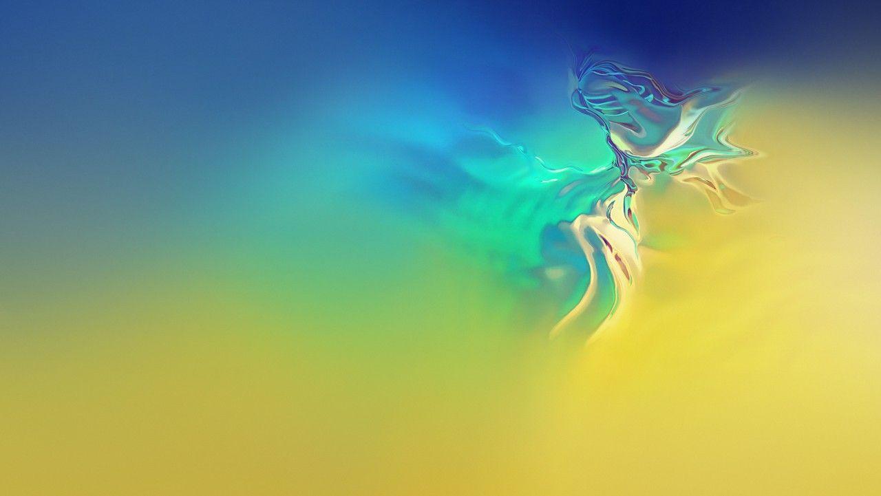 1280x721 Samsung Galaxy S Blue Green Abstract Stock Wallpaper 3D Models. Free