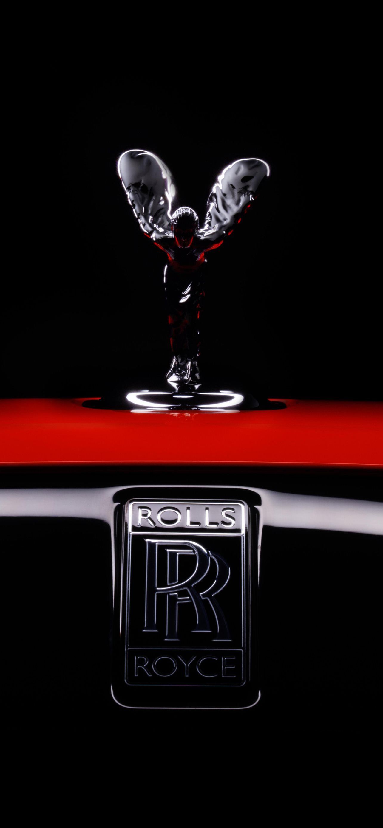 1284x2778 Rolls Royce Logo iPhone Wallpaper