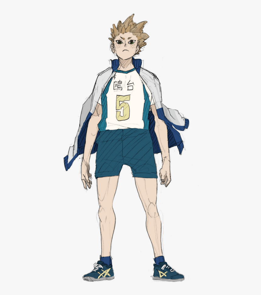 860x969 Haikyuu Hoshiumi Kourai, HD Png Download