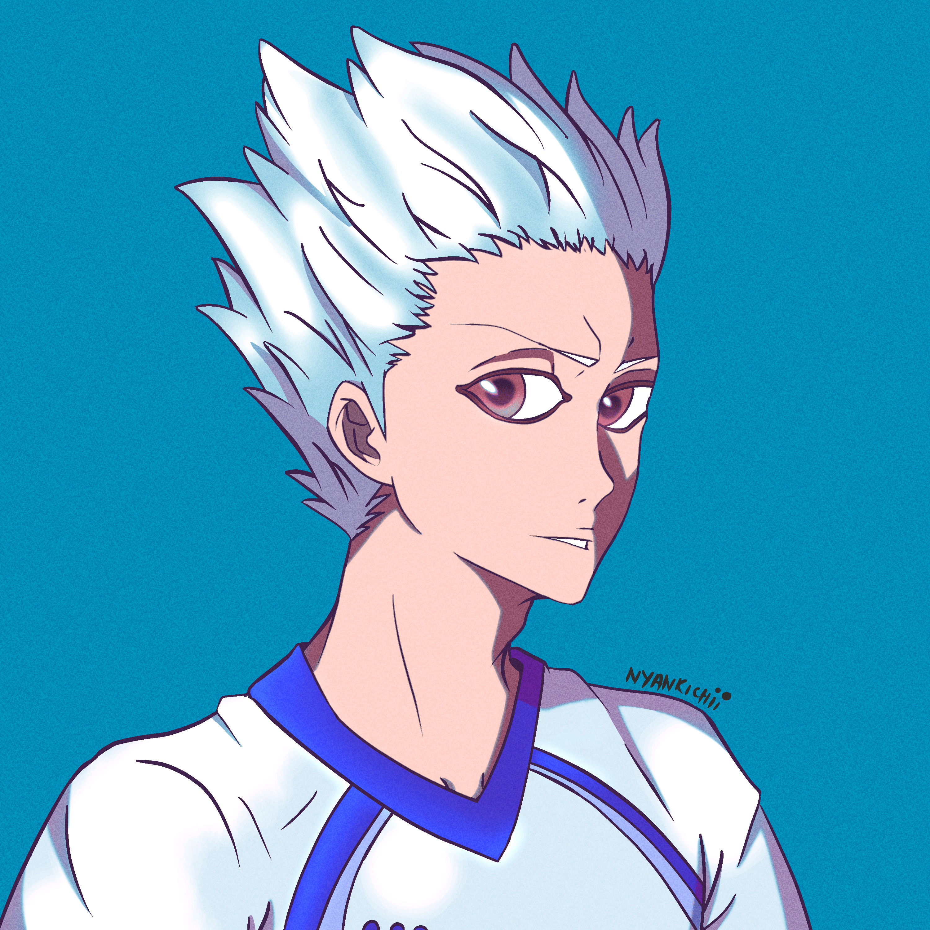 3000x3000 Hello, this is fanart of Hoshiumi Kourai. Previously I did Miya Atsumu. I'm doing fanart commission for anyone interested