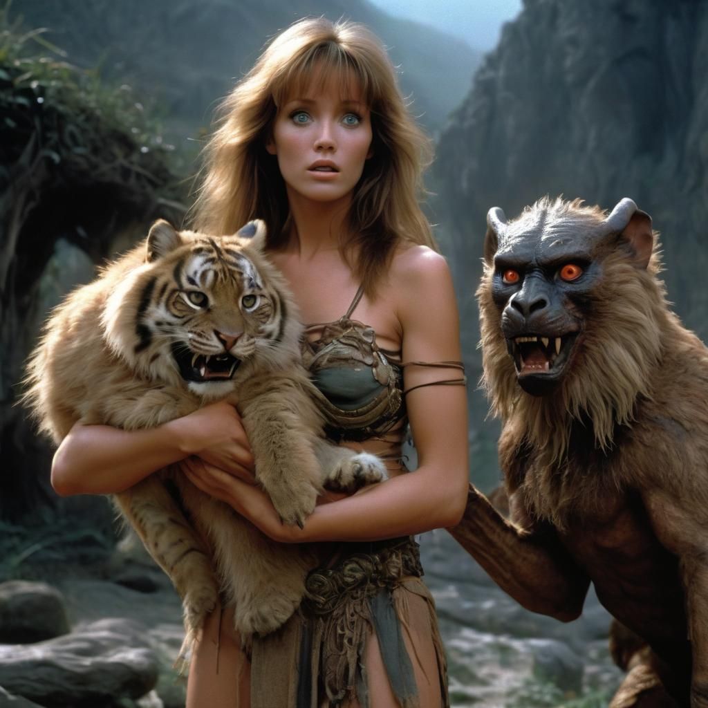 1024x1024 Tanya Roberts aka Kiri, in The Beastmaster (1982)