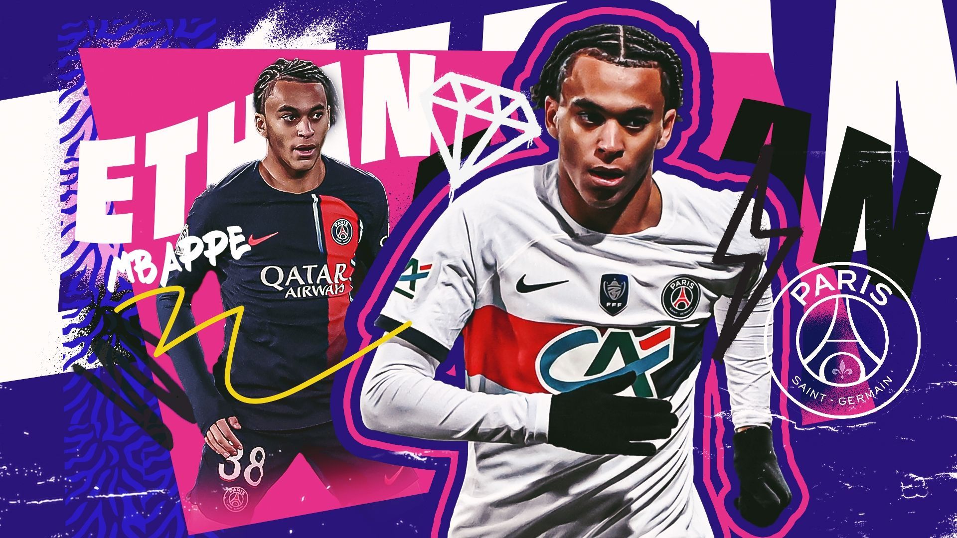 1920x1080 Ethan Mbappe: Make his mark at PSG or flee the nest? It's time for Kylian's little brother to start carving out his own career in the game