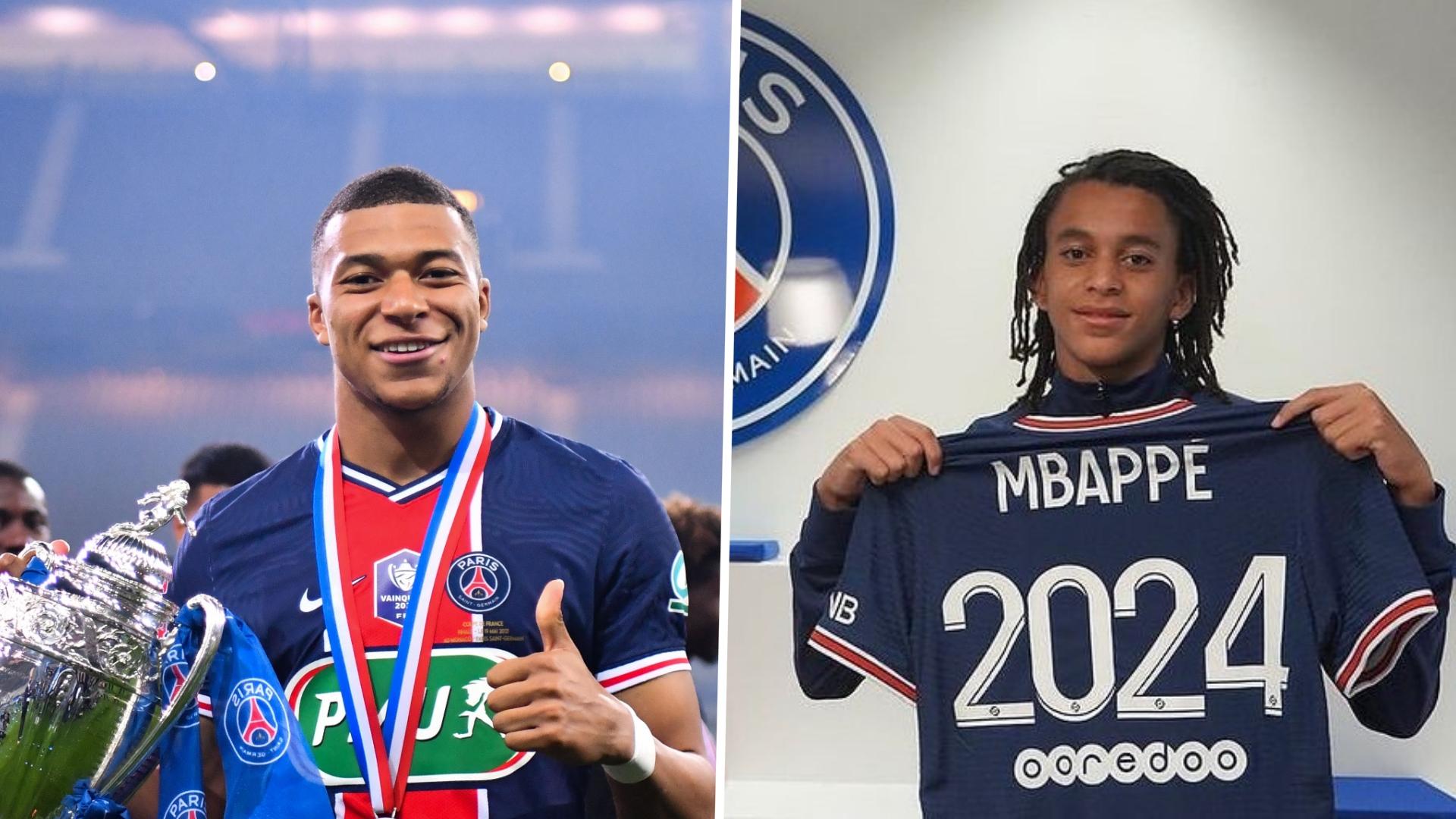1920x1080 Ethan Mbappe, younger brother of Kylian, signs new PSG youth contract