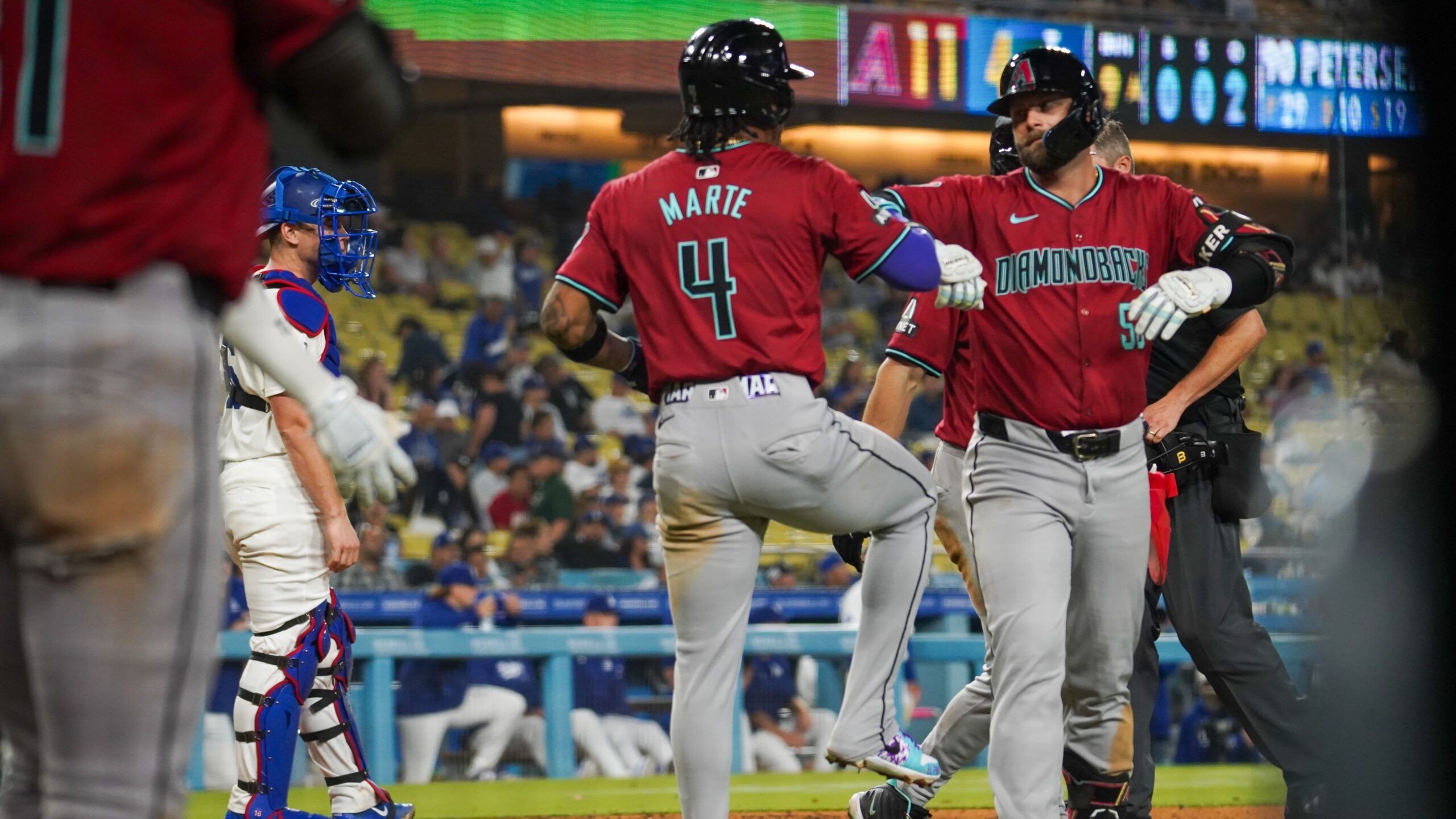 2560x1440 Diamondbacks' Christian Walker, Ketel Marte return vs. Dodgers not likely