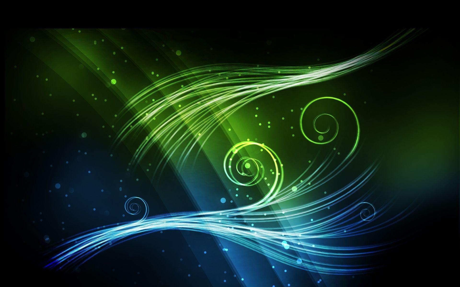 1920x1200 Abstract Wallpaper Blue Green