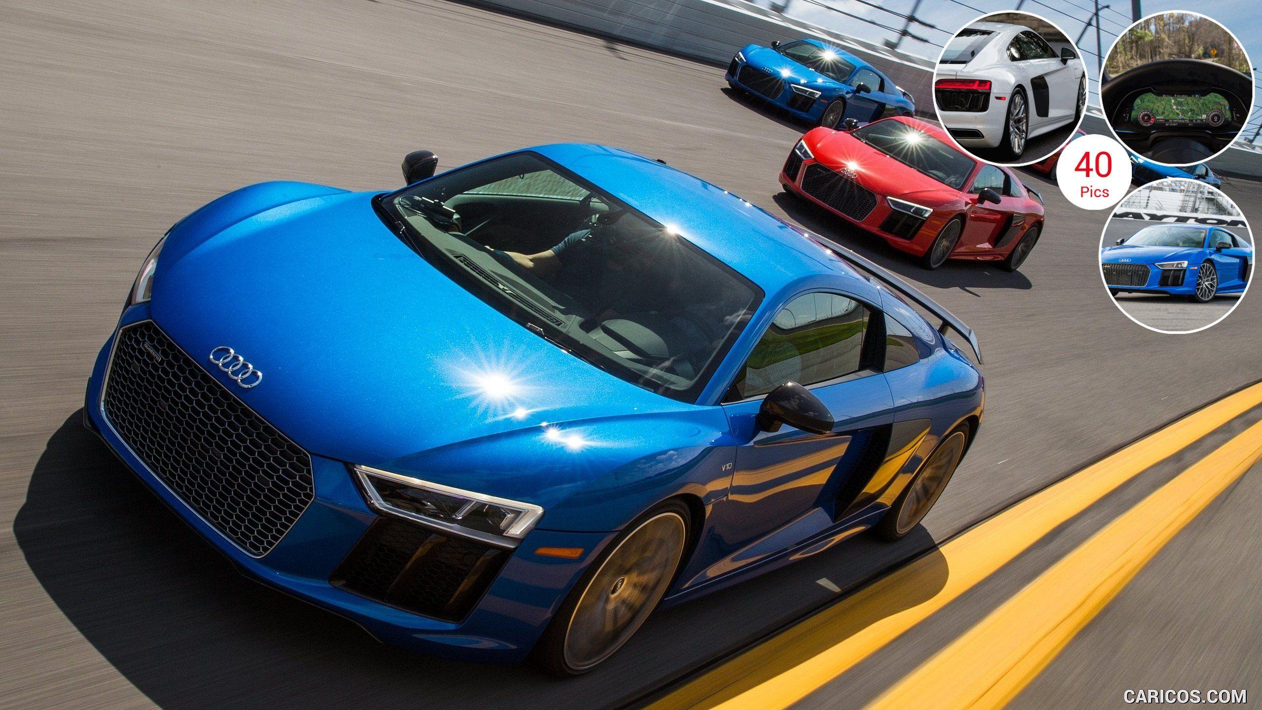 2560x1440 Audi R8 V10 Plus (Blue, US Spec). HD Wallpaper