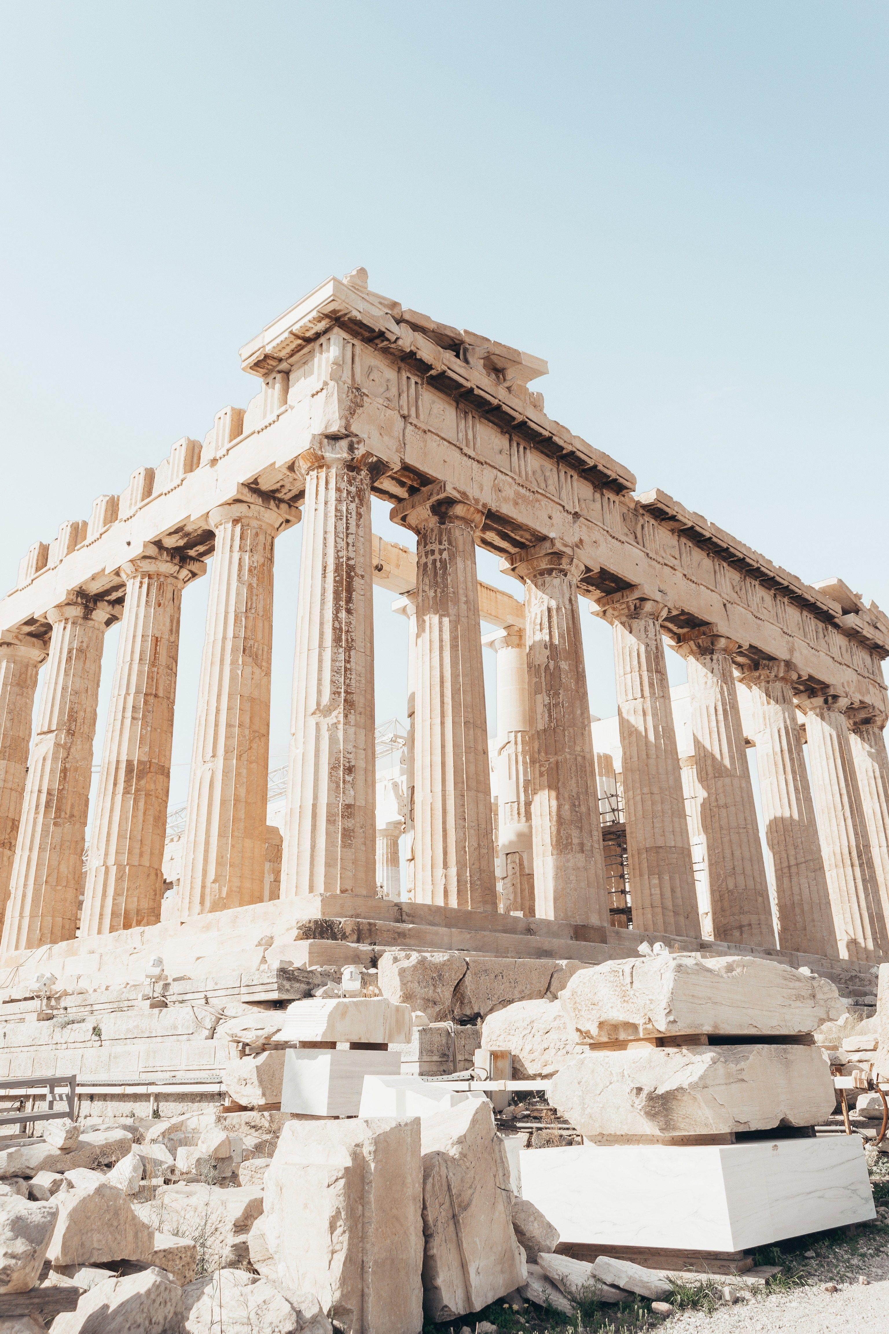 3072x4608 Ancient Greece Acropolis Scenery .