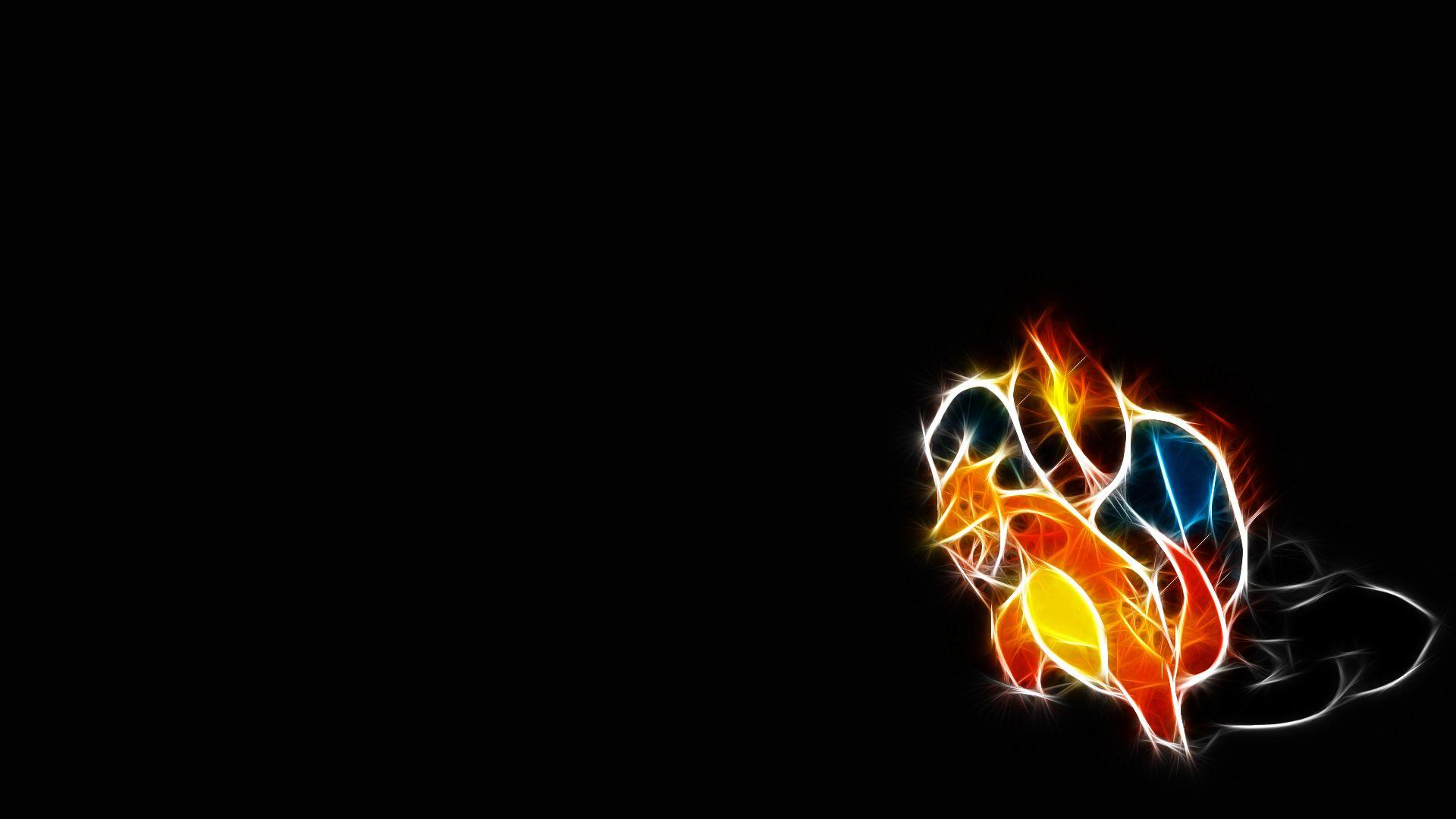 1920x1080 Pokemon, Charizard, black background Wallpaper /