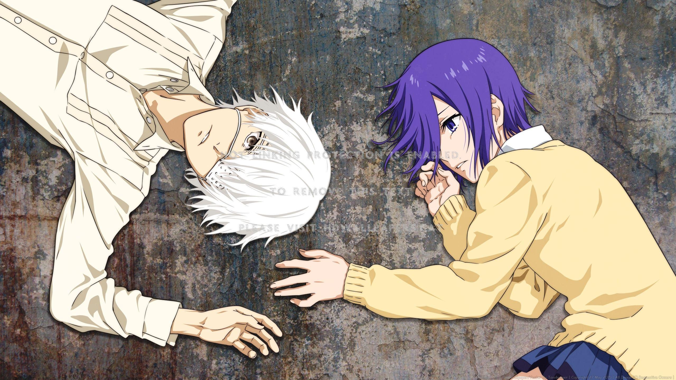 2560x1440 All Alone With You Ken Tokyo Ghoul Kaneki Ghoul Wallpaper Kaneki And Touka HD Wallpaper