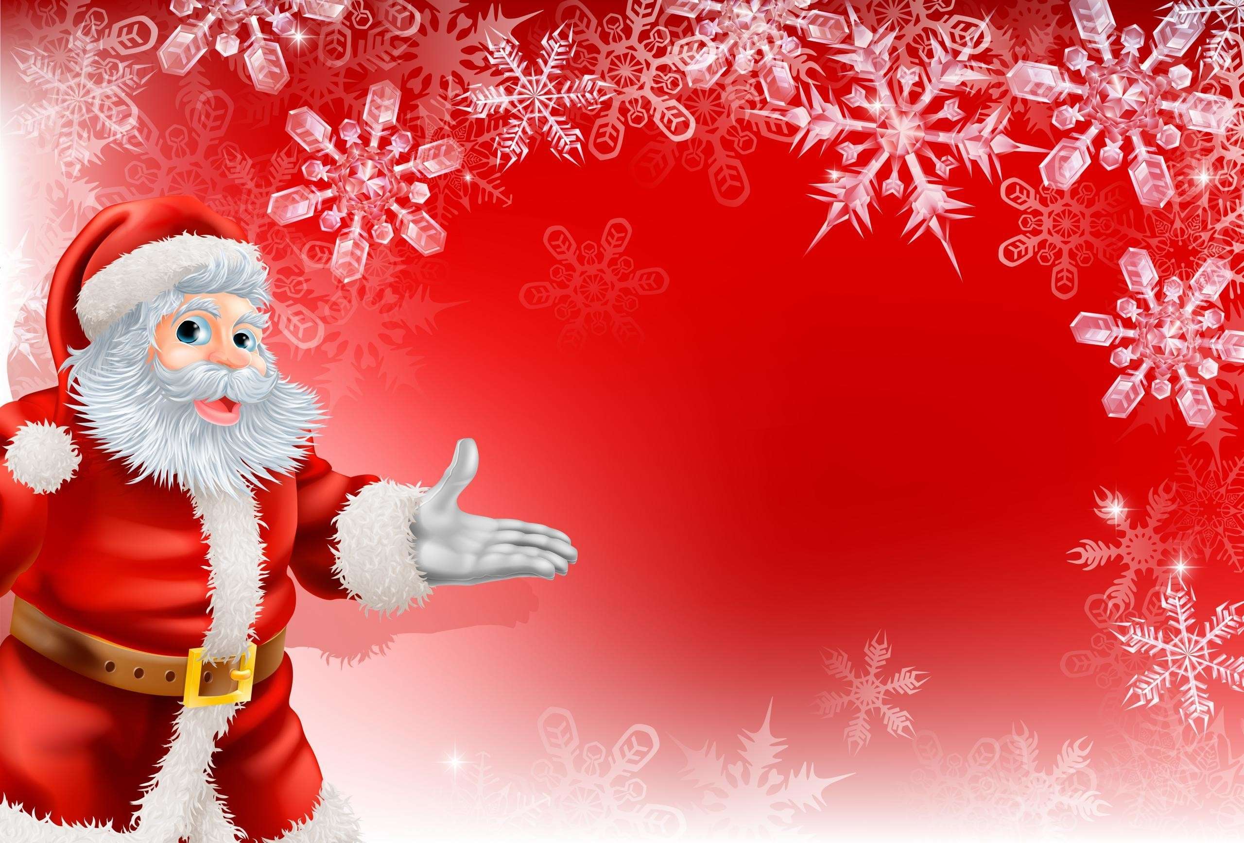 2560x1736 Christmas Wallpaper Santa