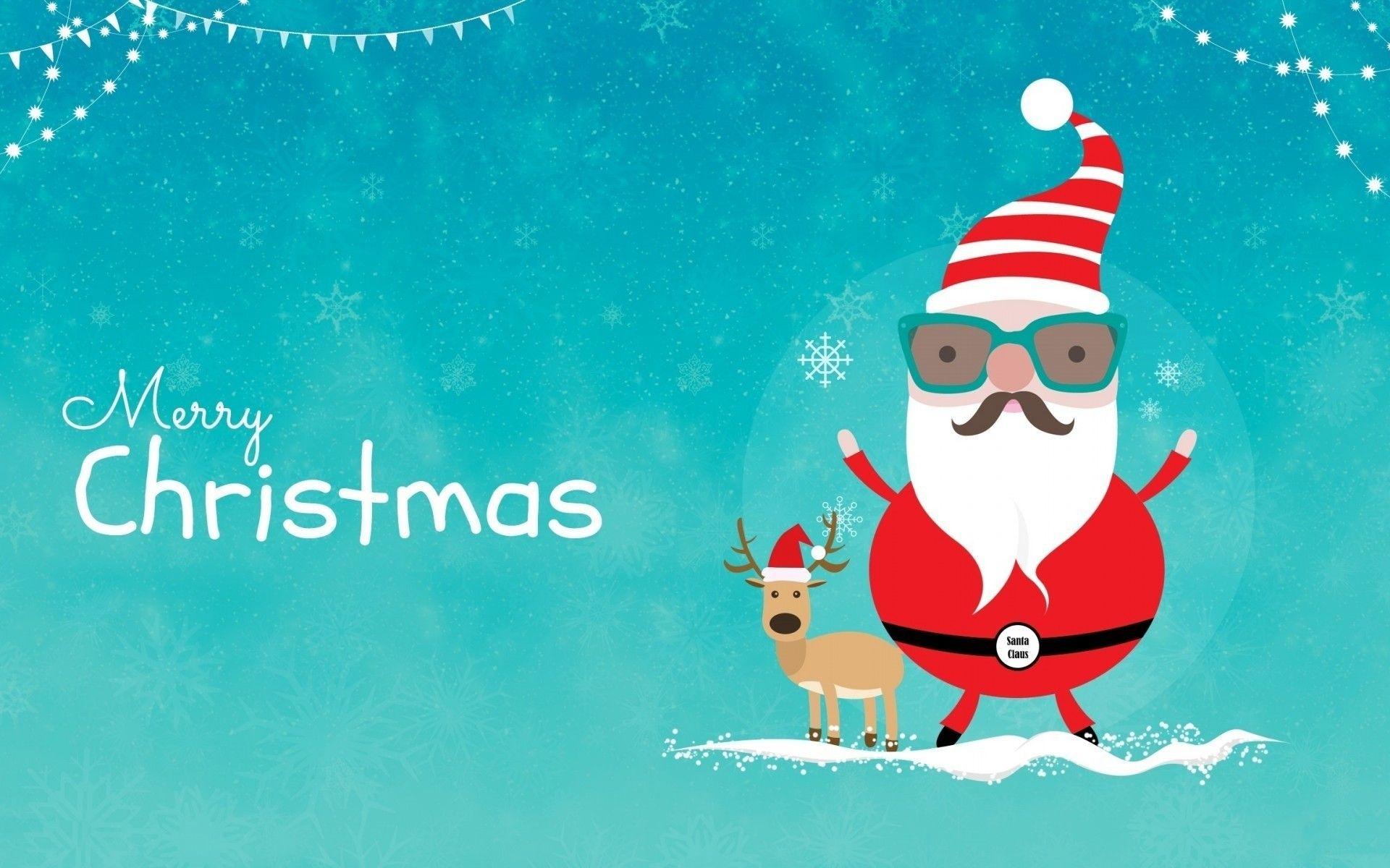 1920x1200 Cool santa wallpaper on desktop