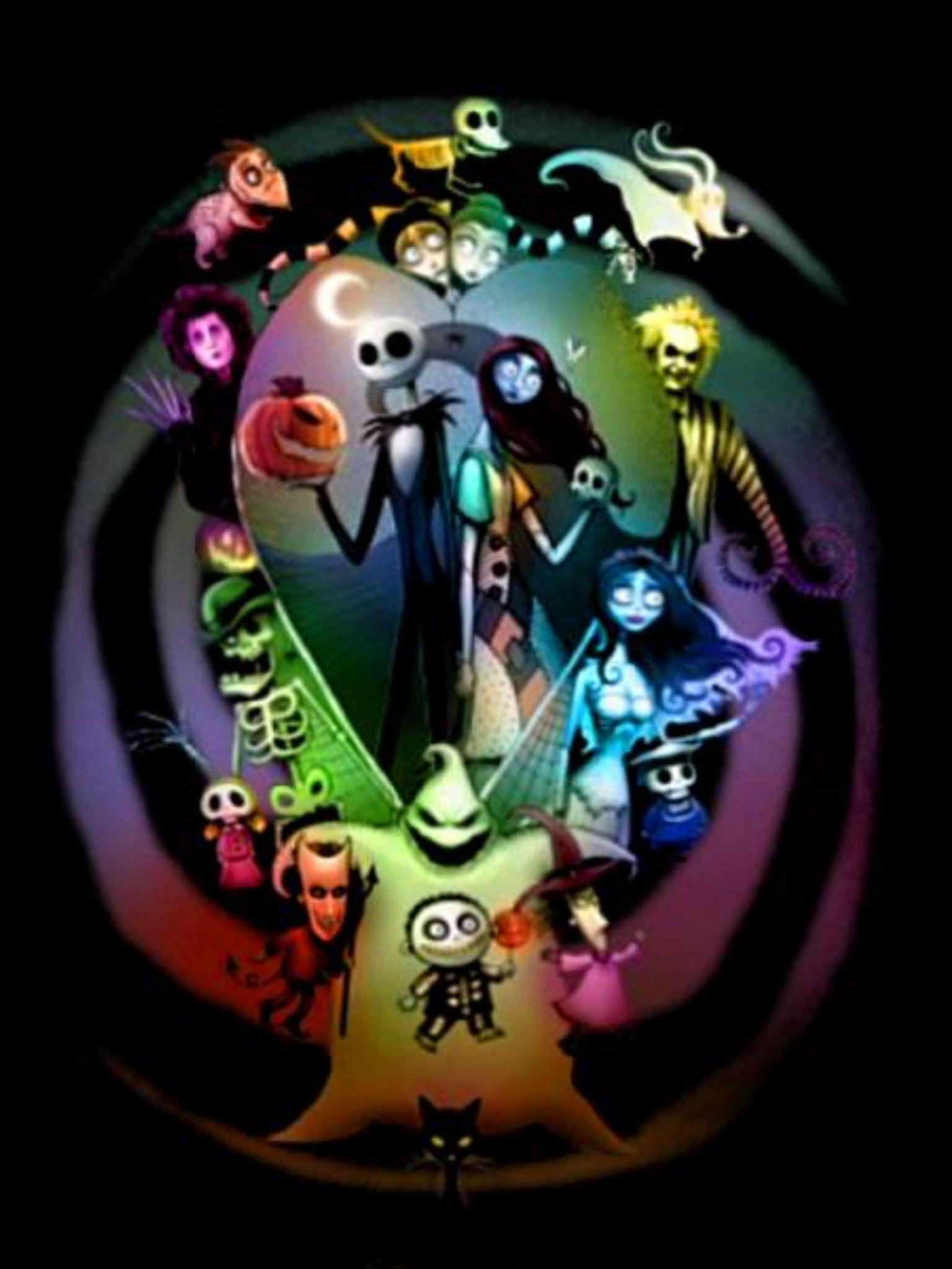 1536x2048 Jack And Sally Wallpaper