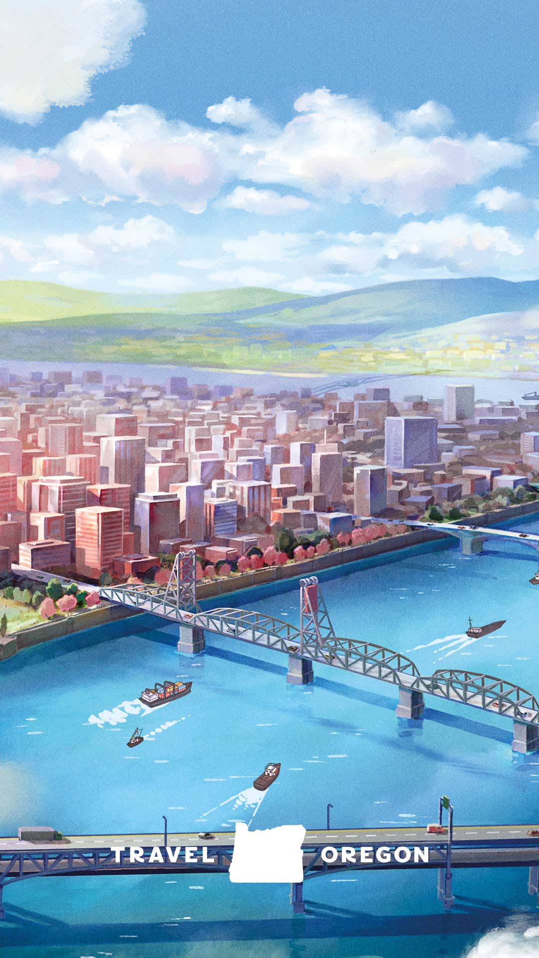 1080x1920 Portland Wallpaper