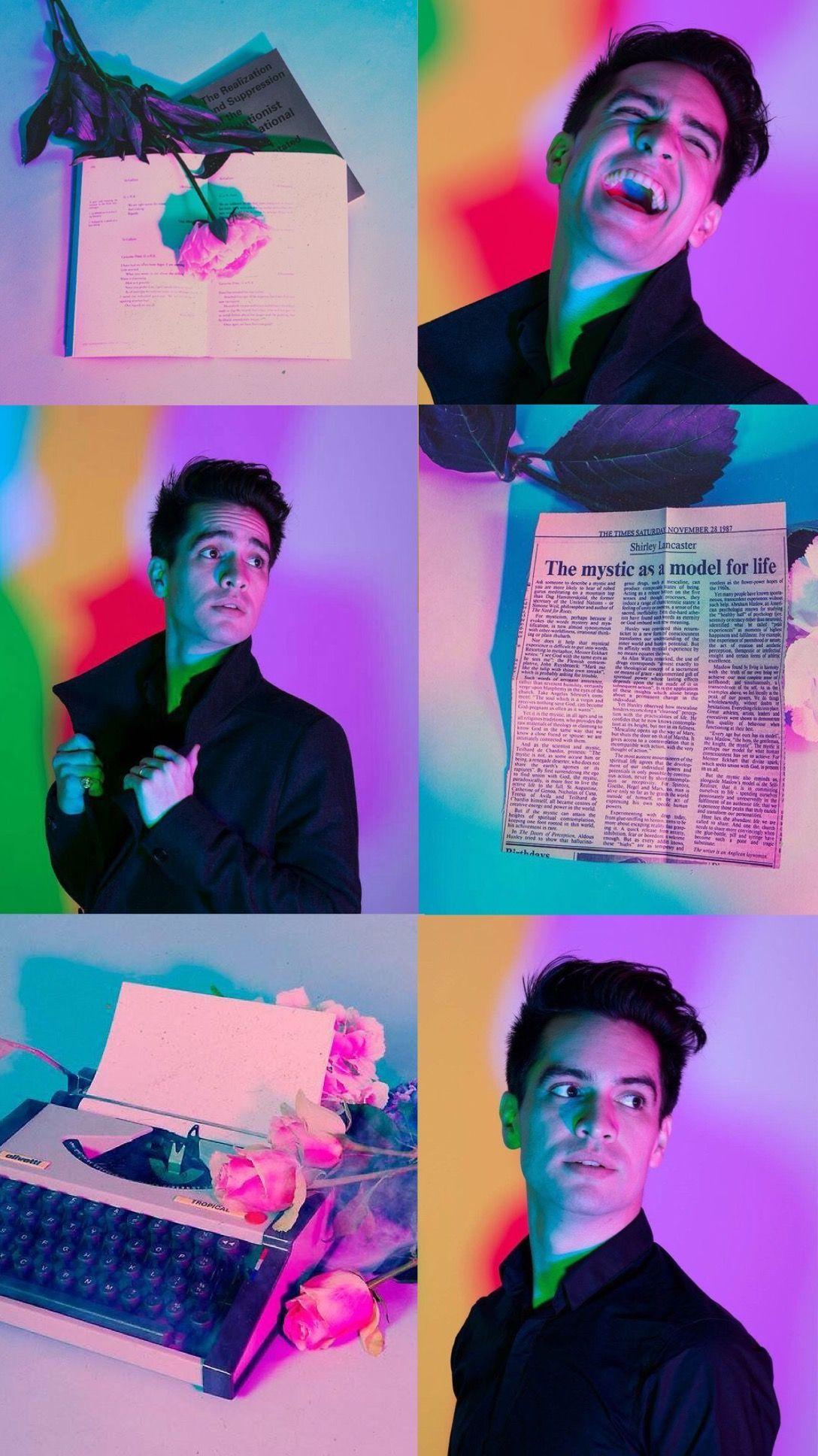 1088x1936 brendon urie aesthetic from panic! at the disco wallpaper ((comment if you use it)). Panic! at the disco, Brendon urie, Disco