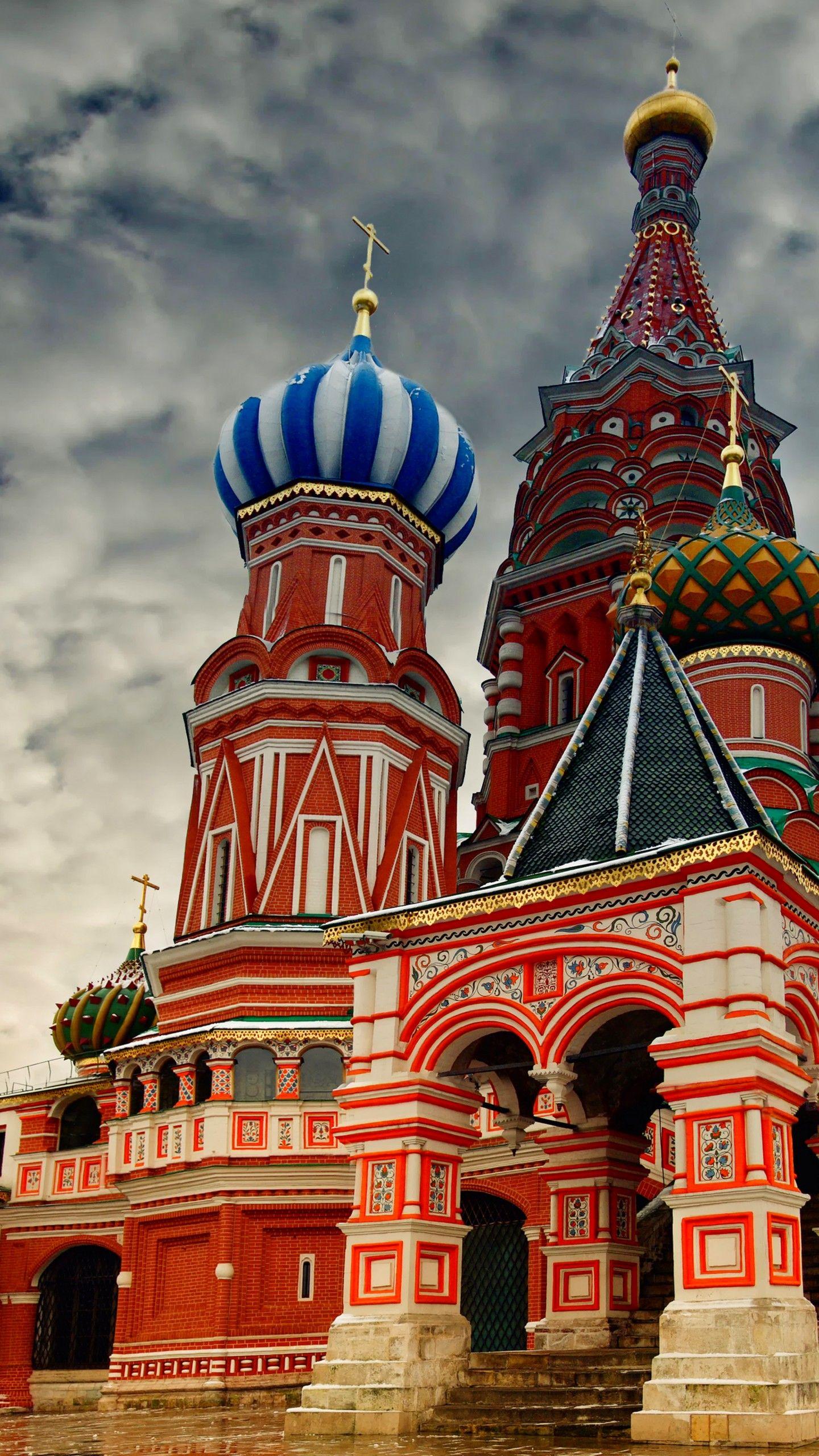 1440x2560 Wallpaper St. Basil's Cathedral, Moscow, Russia, Red Square, Architecture