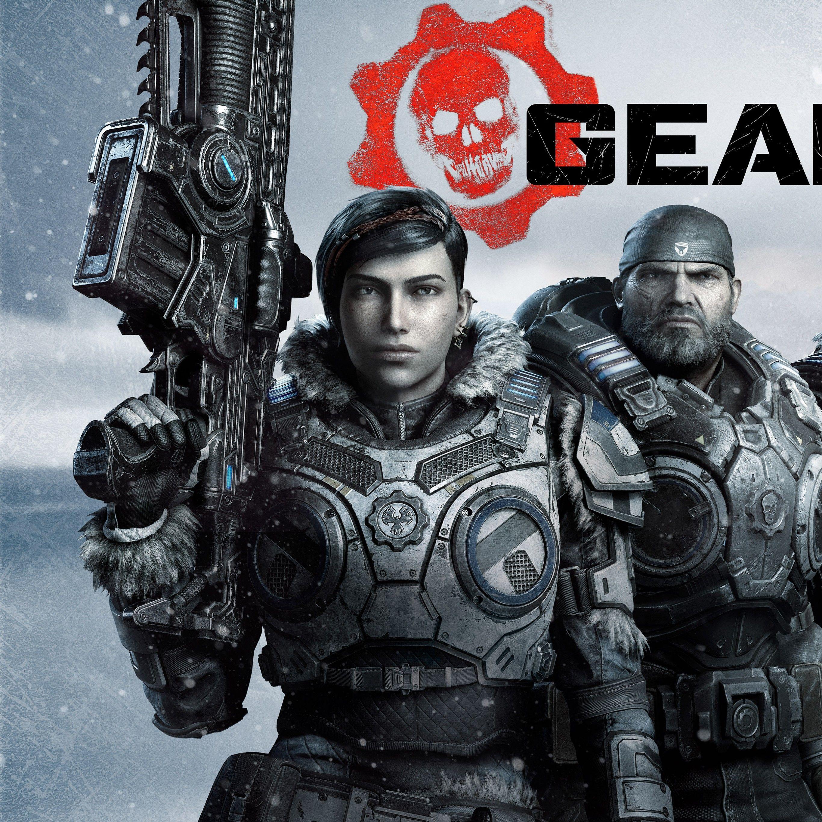 2732x2732 Gears 5 4K Wallpaper, Kait Diaz, Marcus Fenix, Xbox One, Xbox Series X, PC Games, 5K, Games