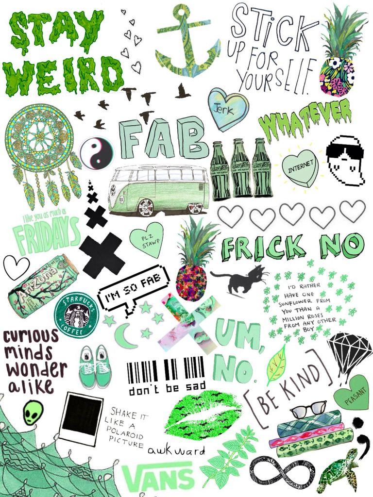 Green Collage Wallpapers Top Free Green Collage Backgrounds
