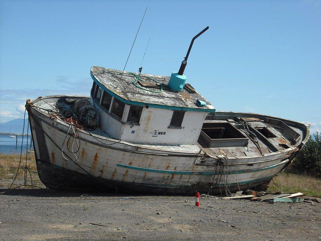 1024x768 Derelict Ship on the Makah Reservation, Neah Bay, WA