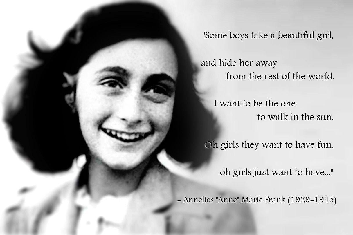 1216x810 Mobile Anne Frank Picture