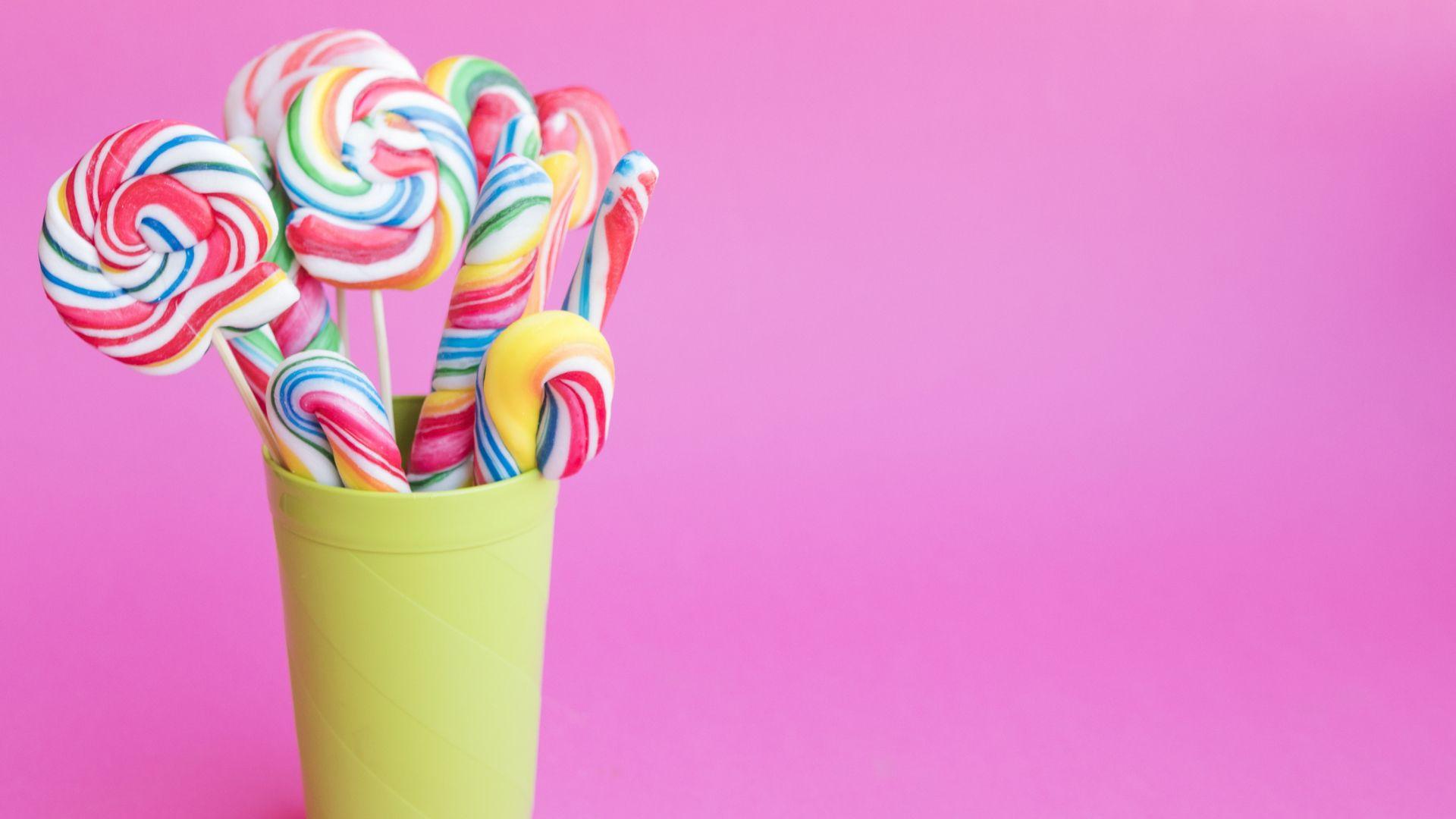 1920x1080 Desktop Wallpaper Lollipops, Colorful, Candies, HD Image, Picture, Background, B405f1