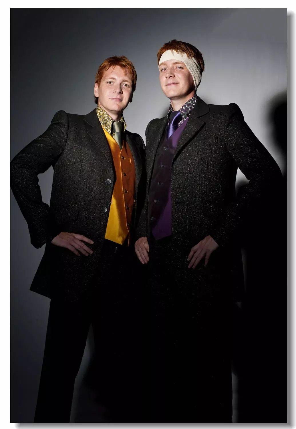 1035x1500 Custom Printing Canvas Wall Mural HP7 Movie Poster Weasley Twins Wall Stickers James Phelps Oliver Phelps Wallpaper Decal #. Wall Stickers