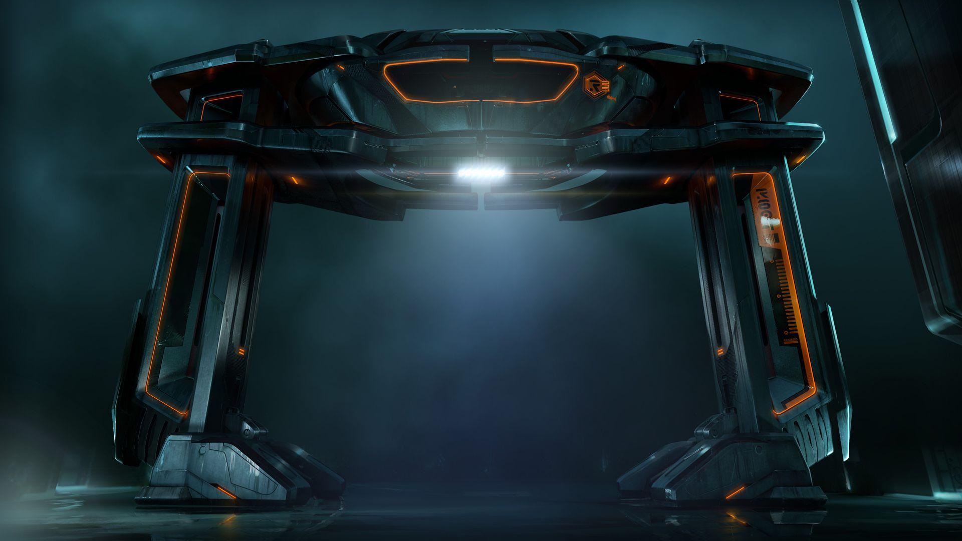 1920x1080 Recognizer from Disney's Tron Legacy Movie Desktop Wallpaper