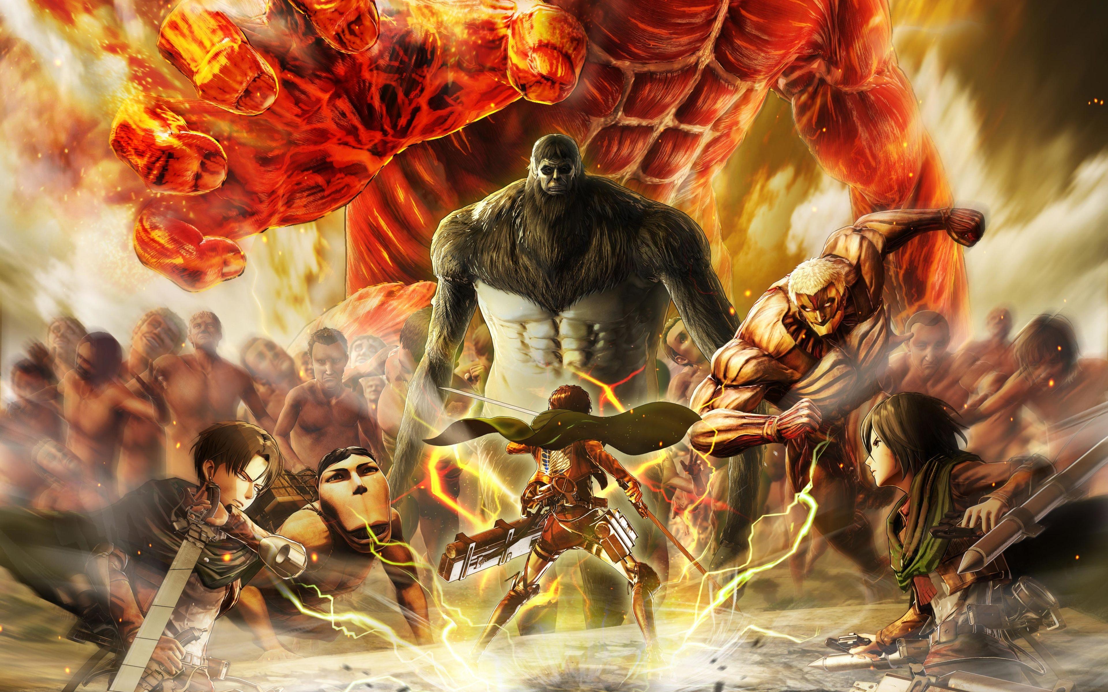 3840x2400 4K Ultra HD Wallpaper Attack On Titan .