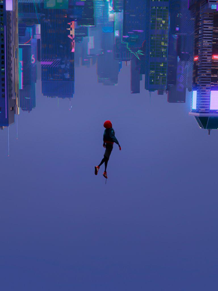 768x1024 Spider Man: Into The Spider Verse Wallpaper [3129x1760]