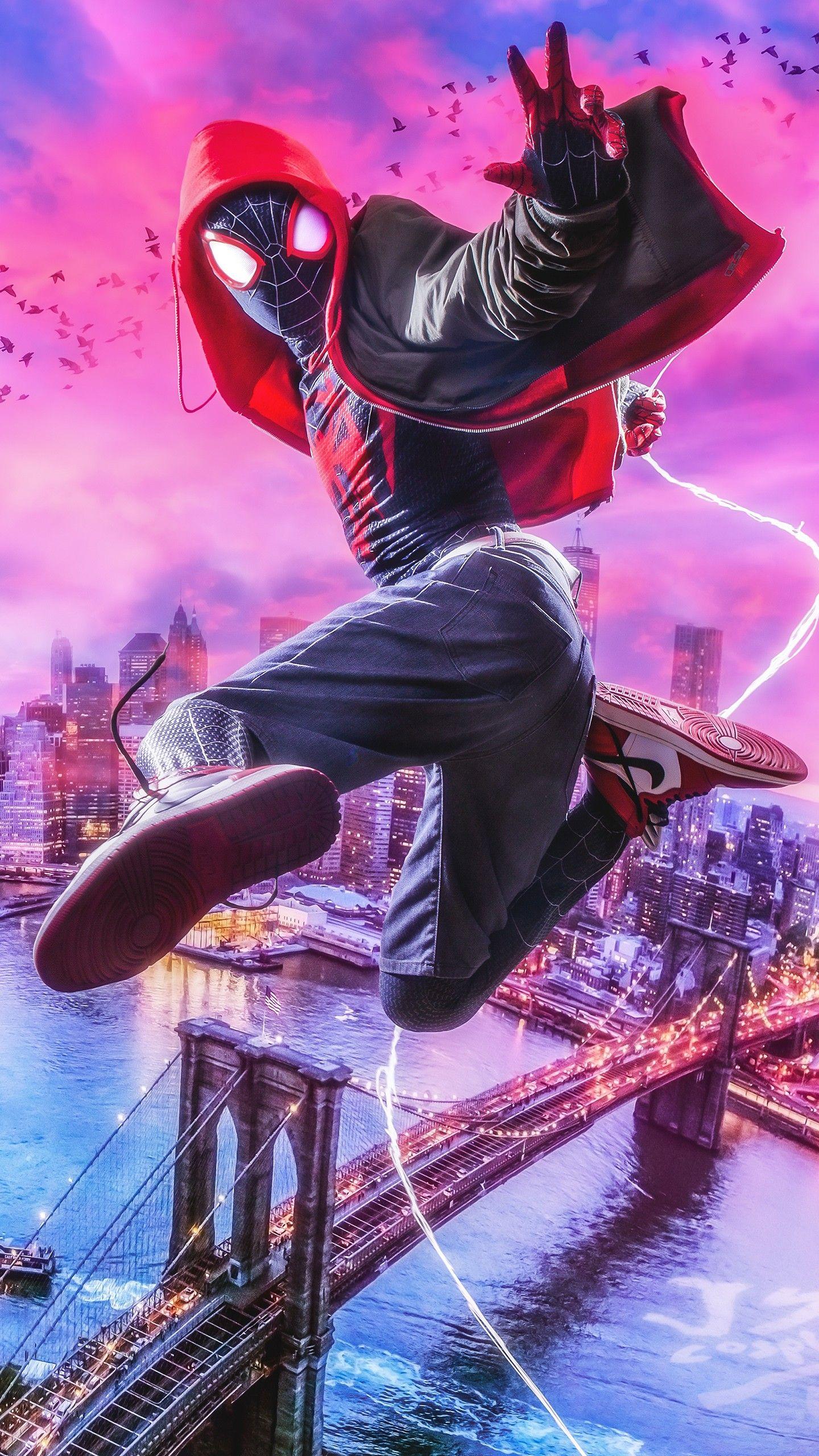 Spider Man Into The Spider Verse Wallpapers  Wallpaper Cave