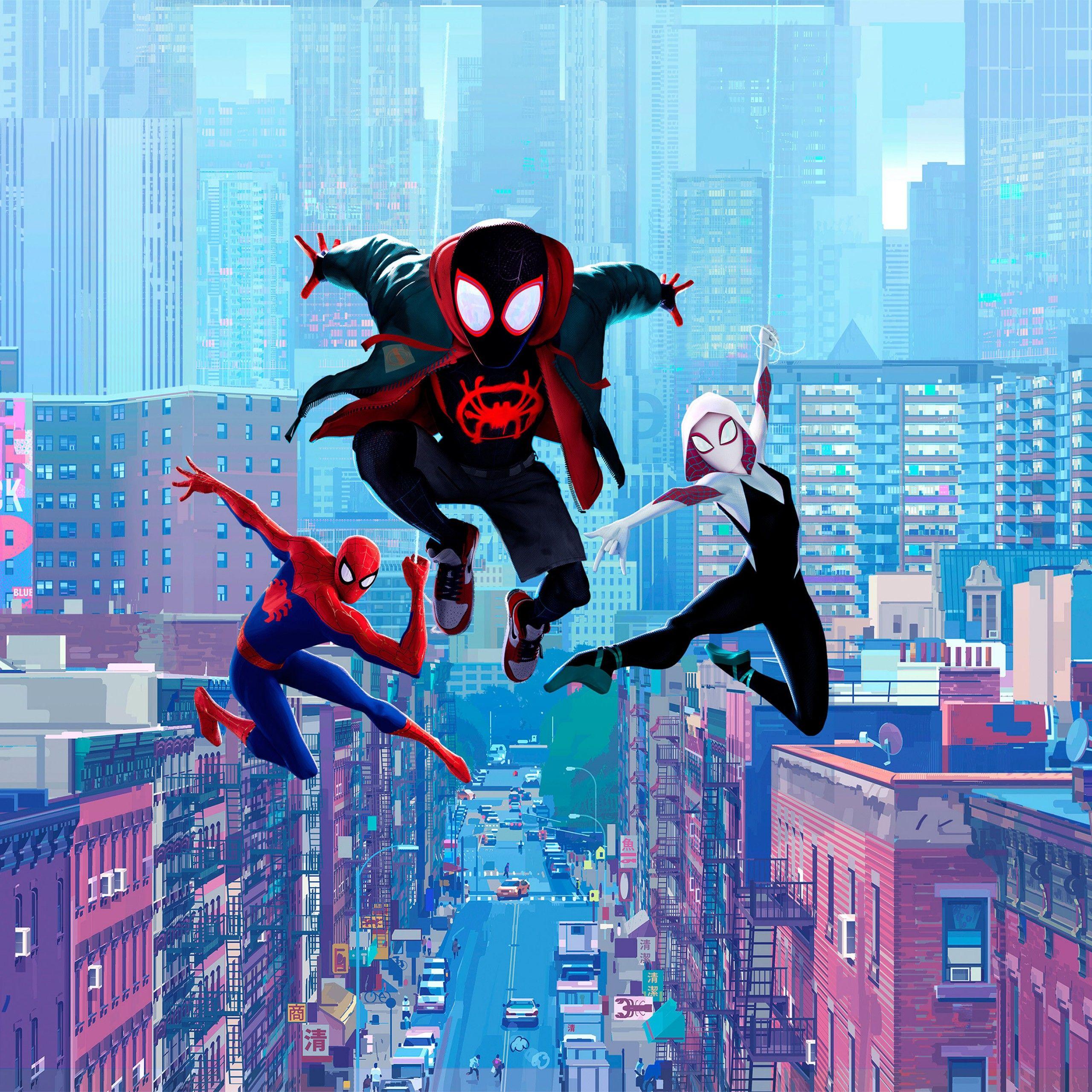 2560x2560 Spider Man: Into The Spider Verse Wallpaper 4K, Miles Morales
