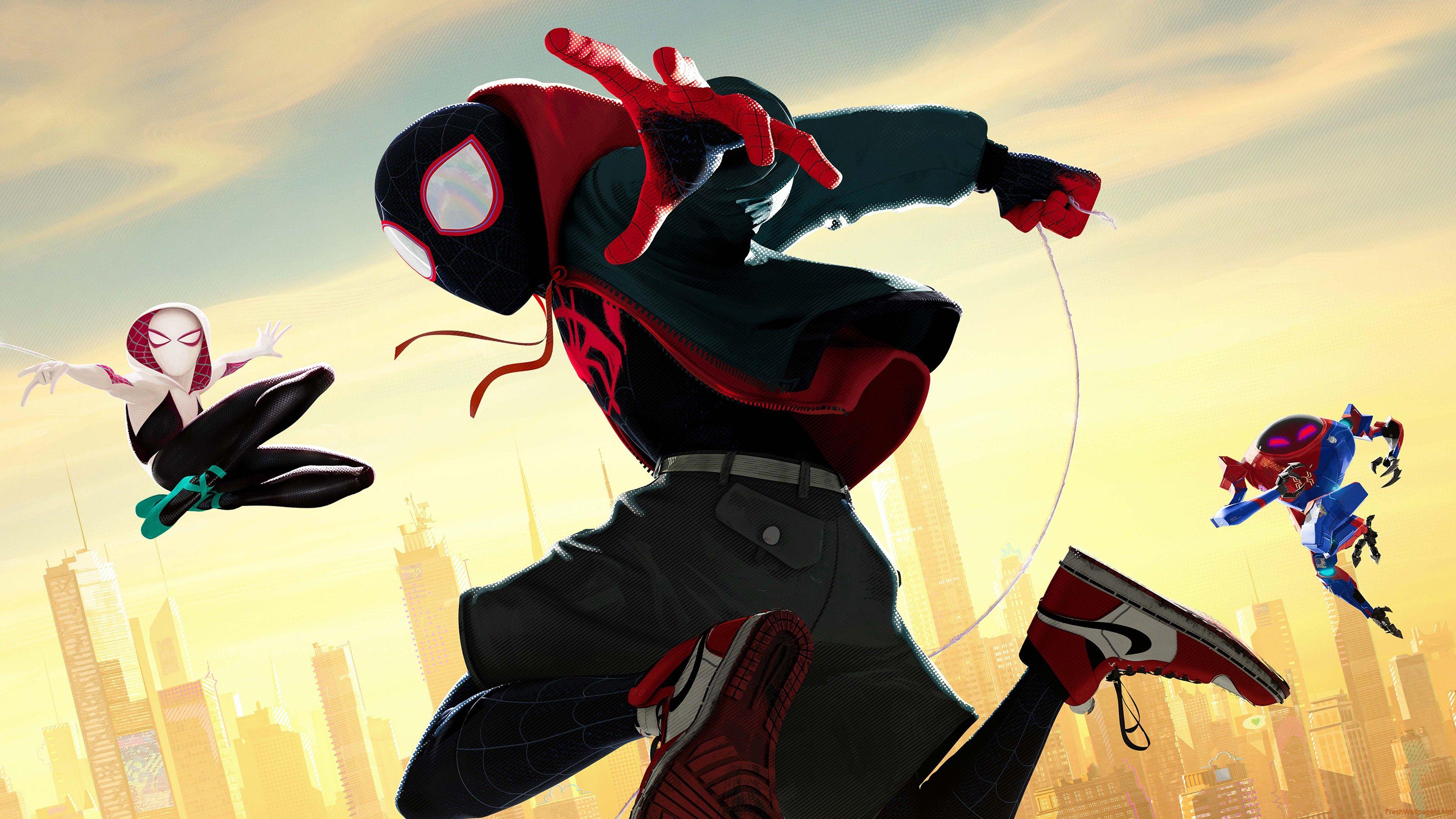 3840x2160 Original Resolution - Man Into The Spider Verse Wallpaper & Background Download