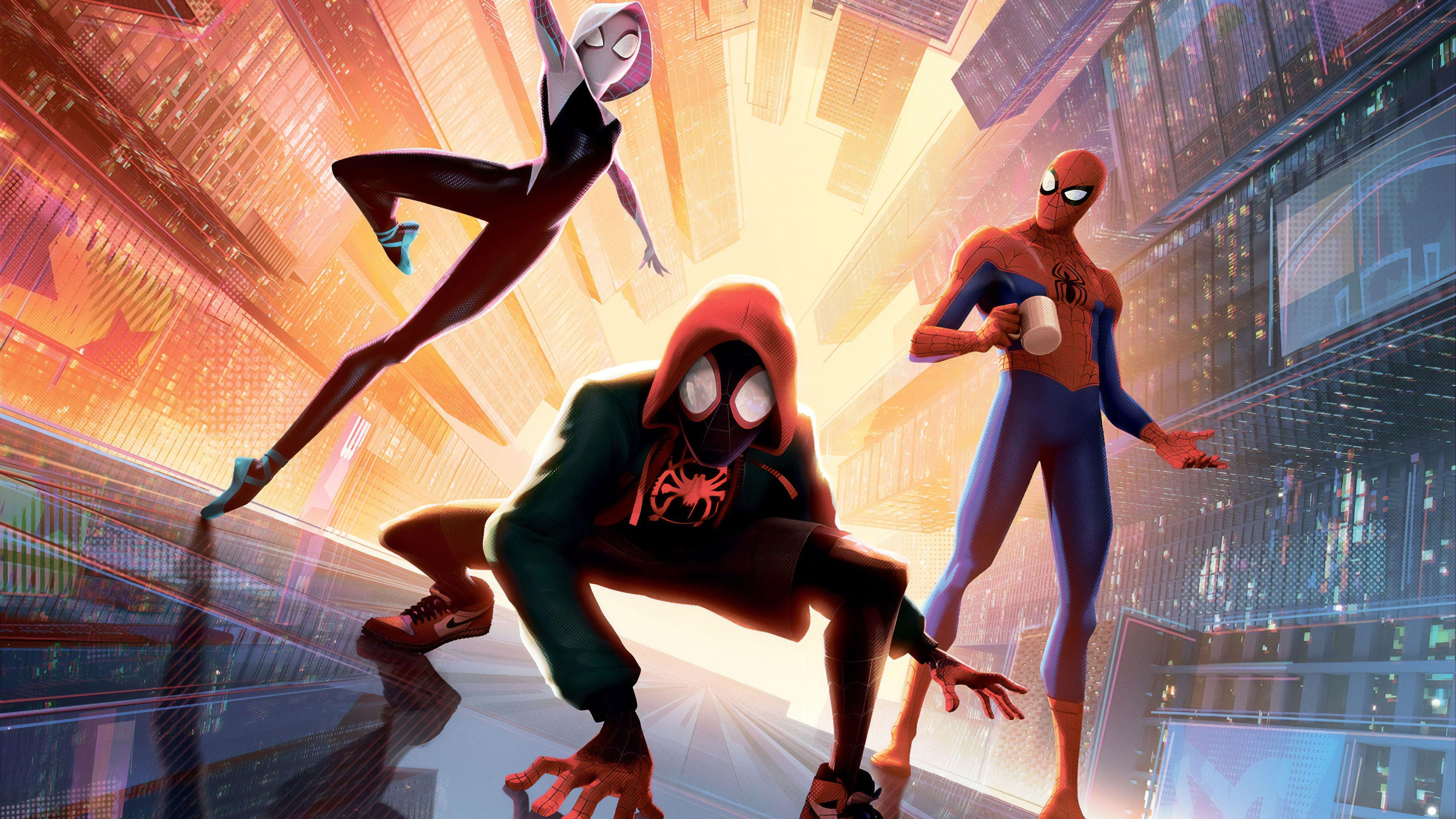 5120x2880 Spider Man Into the Spider Verse 4K 5K Wallpaper