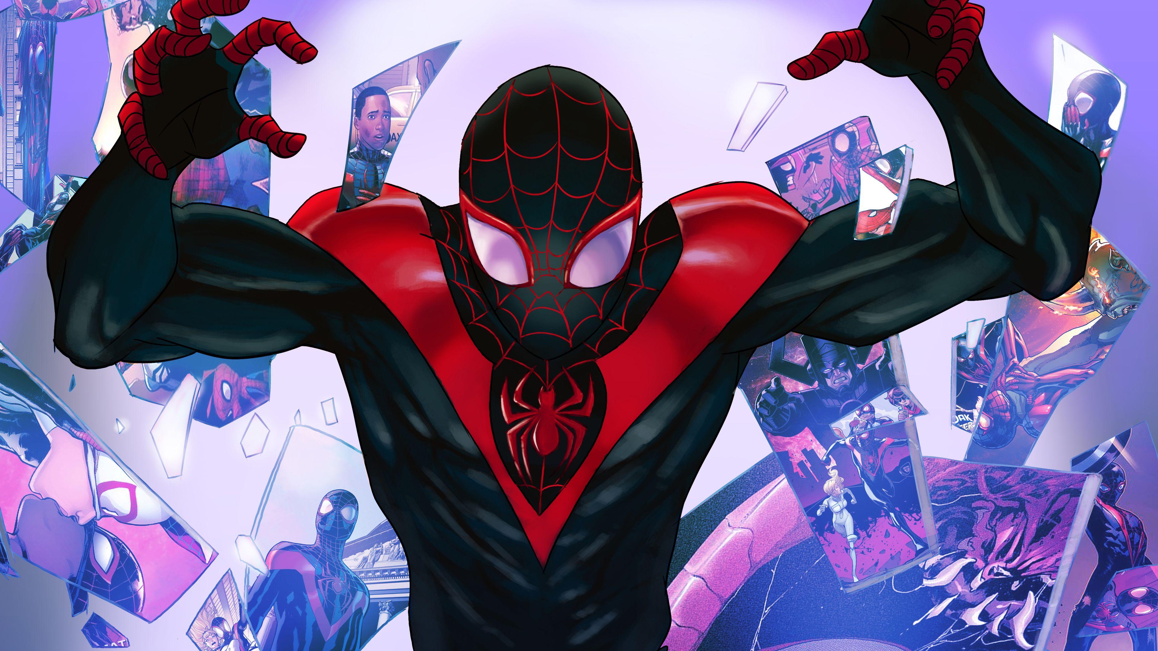 3840x2160 Wallpaper 4k Spider Into Spider Verse 4k 4k Wallpaper, 5k Wallpaper, Artist Wallpaper, Artwork Wallpaper, Wallpaper, Digital Art Wallpaper, Hd Wallpaper, Spiderman Into The Spider Verse Wallpaper, Spiderman Wallpaper, Superheroes