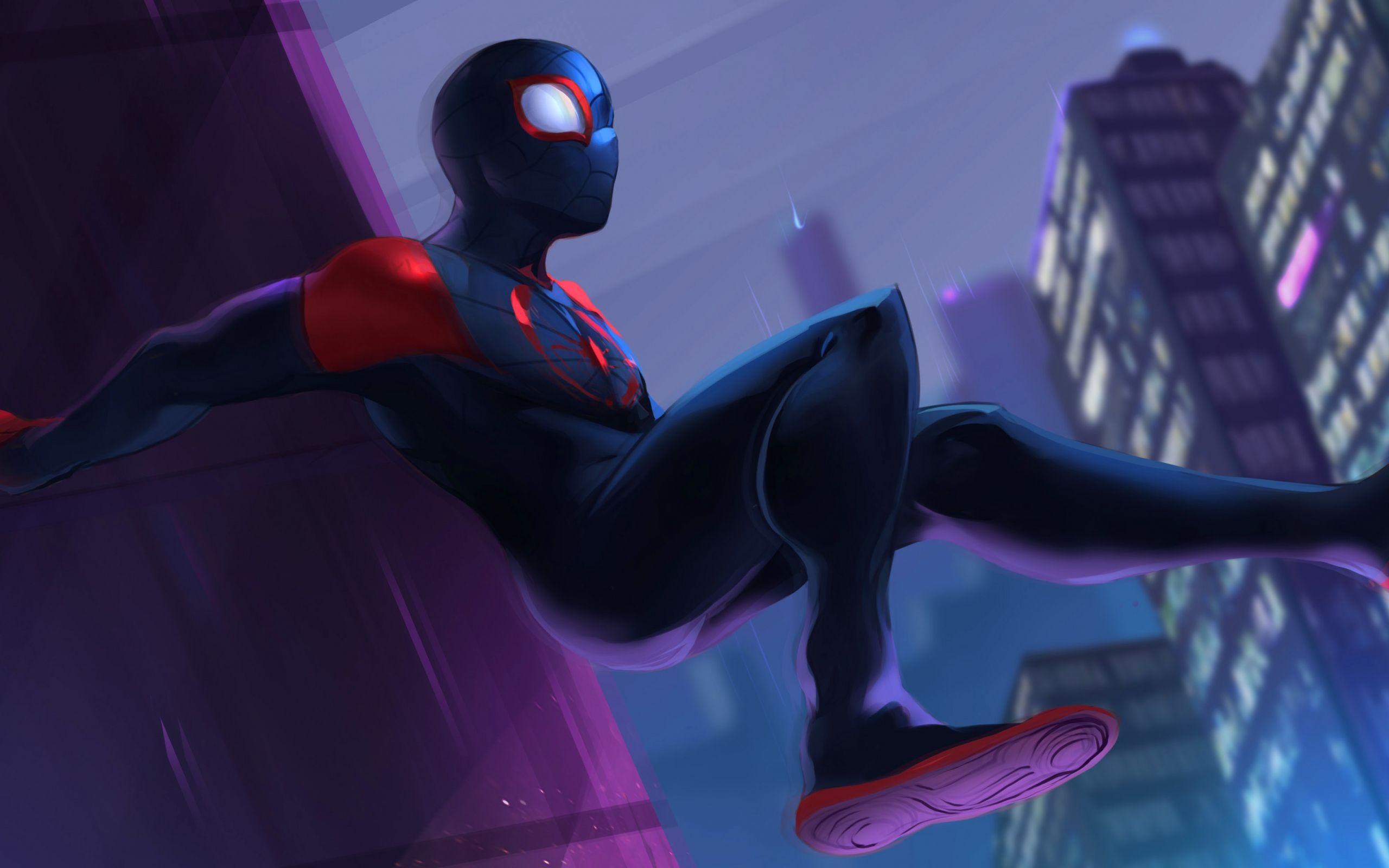 2560x1600 Desktop Wallpaper Spider Man: Into The Spider Verse, 2018 Movie, Fan Art, 4k, HD Image, Picture, Background, 8b06e4