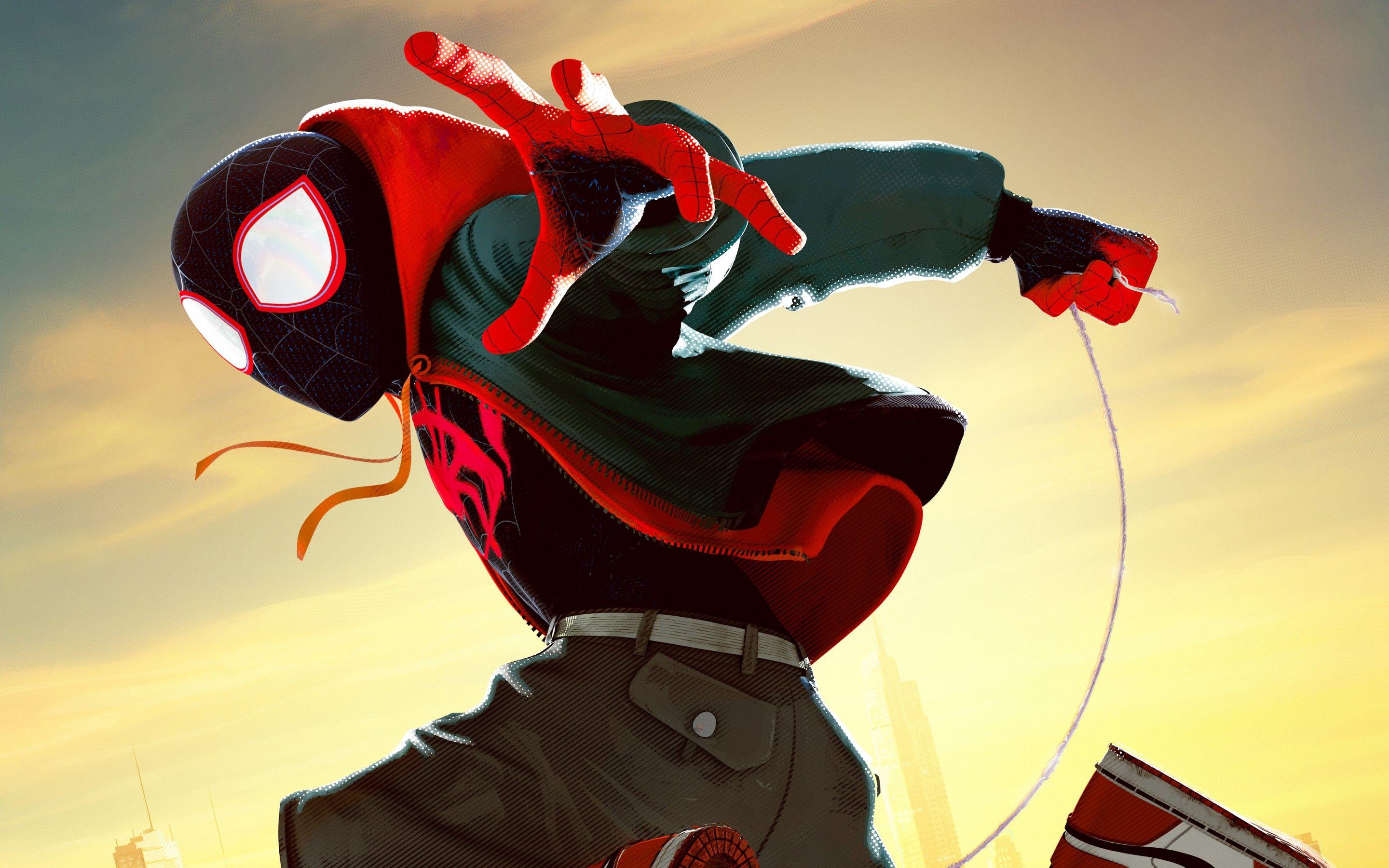 2880x1800 Miles Morales 4K Wallpaper, Spider Man: Into The Spider Verse, Marvel Comics, 5K, Movies