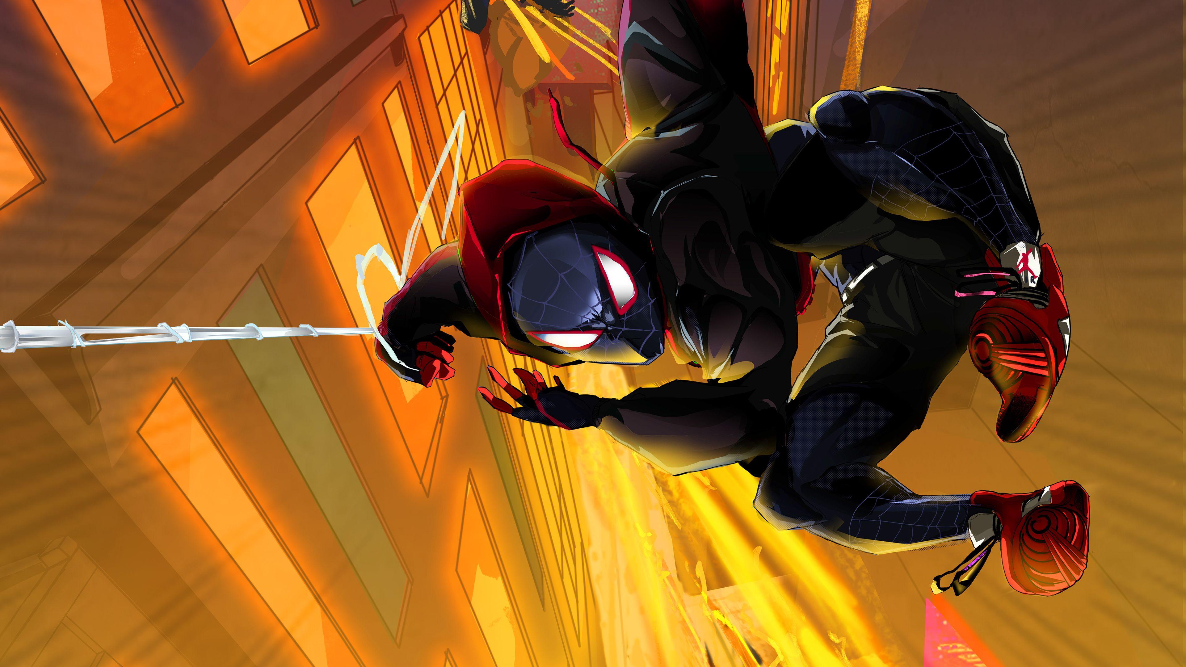 3840x2160 Download 3840x2160 Wallpaper Spider Man: Into The Spider Verse, Movie, Fan Artwork, 4k, Uhd 16: Widescreen, 3840x2160 HD Image, Background, 17346