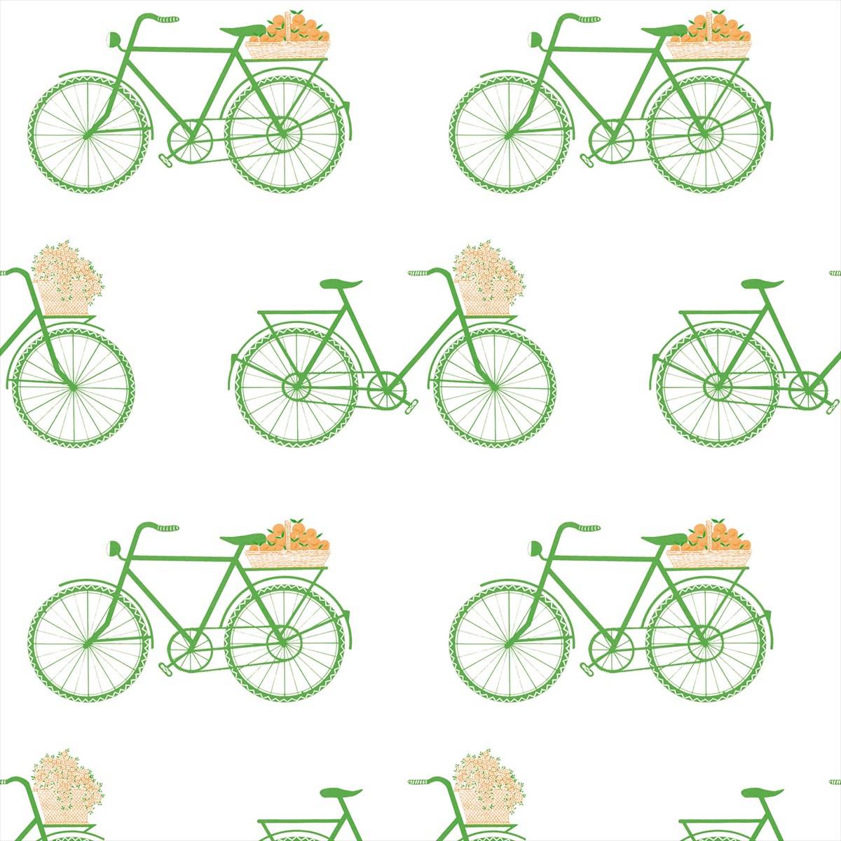 1200x1200 Gaston Y Daniela Bicicletas Verde Wallpaper GDW 5435 002