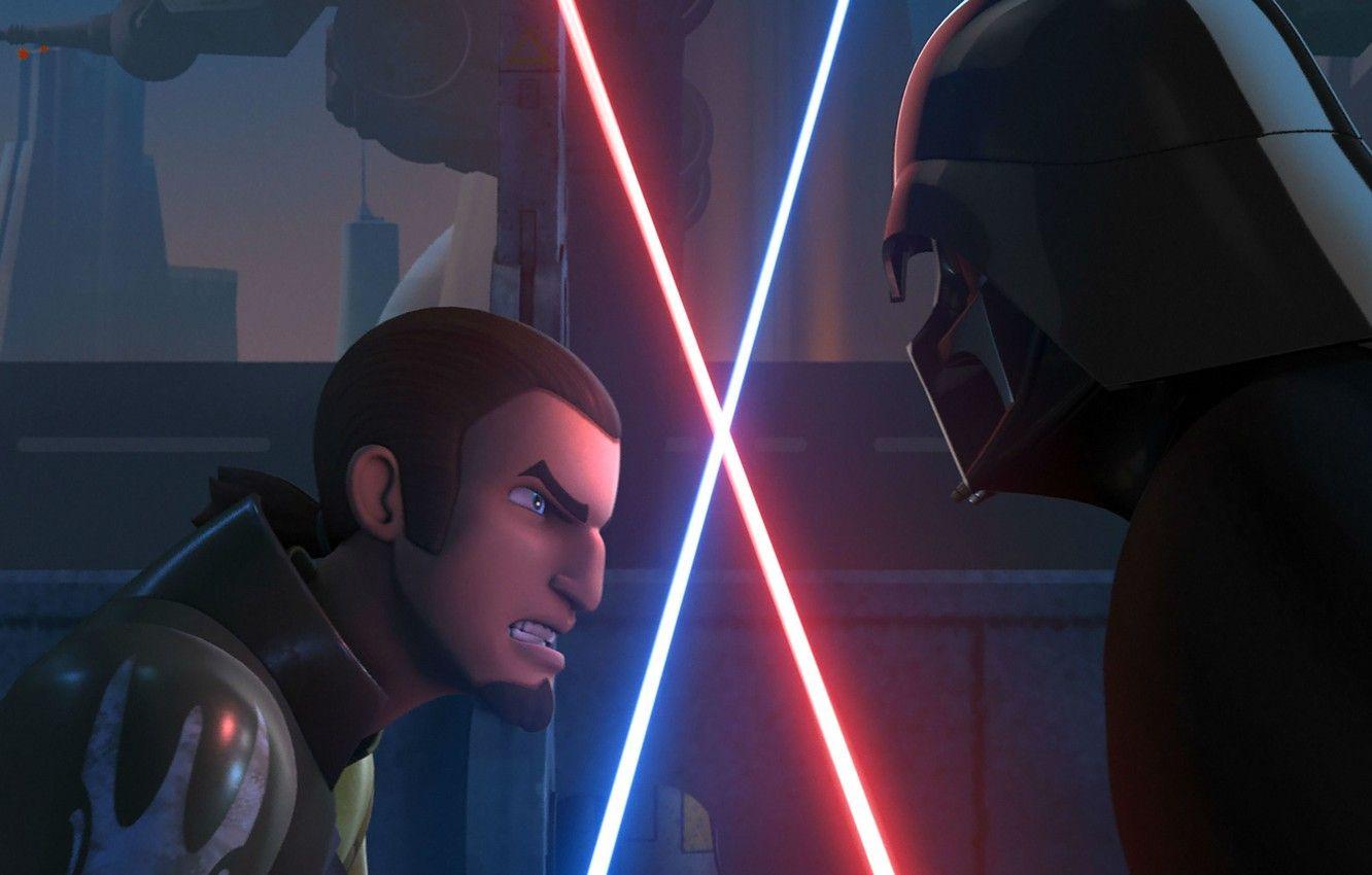 1332x850 Wallpaper Darth Vader, heroes, animated series, Star Wars Rebels, Star wars Rebels, Kanan Jarrus image for desktop, section фильмы