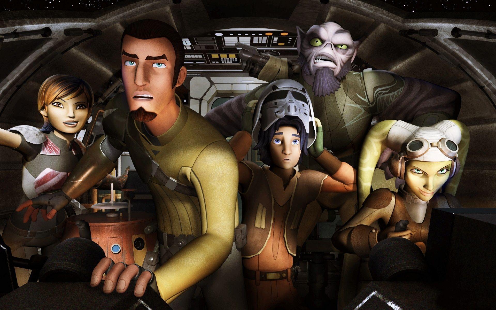 1920x1200 Zeb Orrelios Sabine Wren Ezra Bridger Hera Syndulla Kanan Jarrus Star Wars Rebels Wallpaper:1920x1200